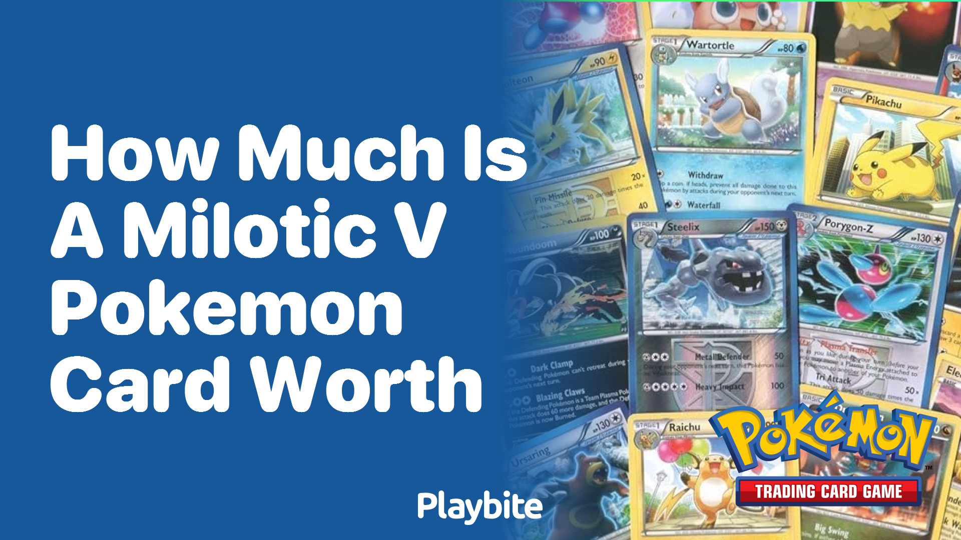 How much is a Milotic V Pokemon card worth?