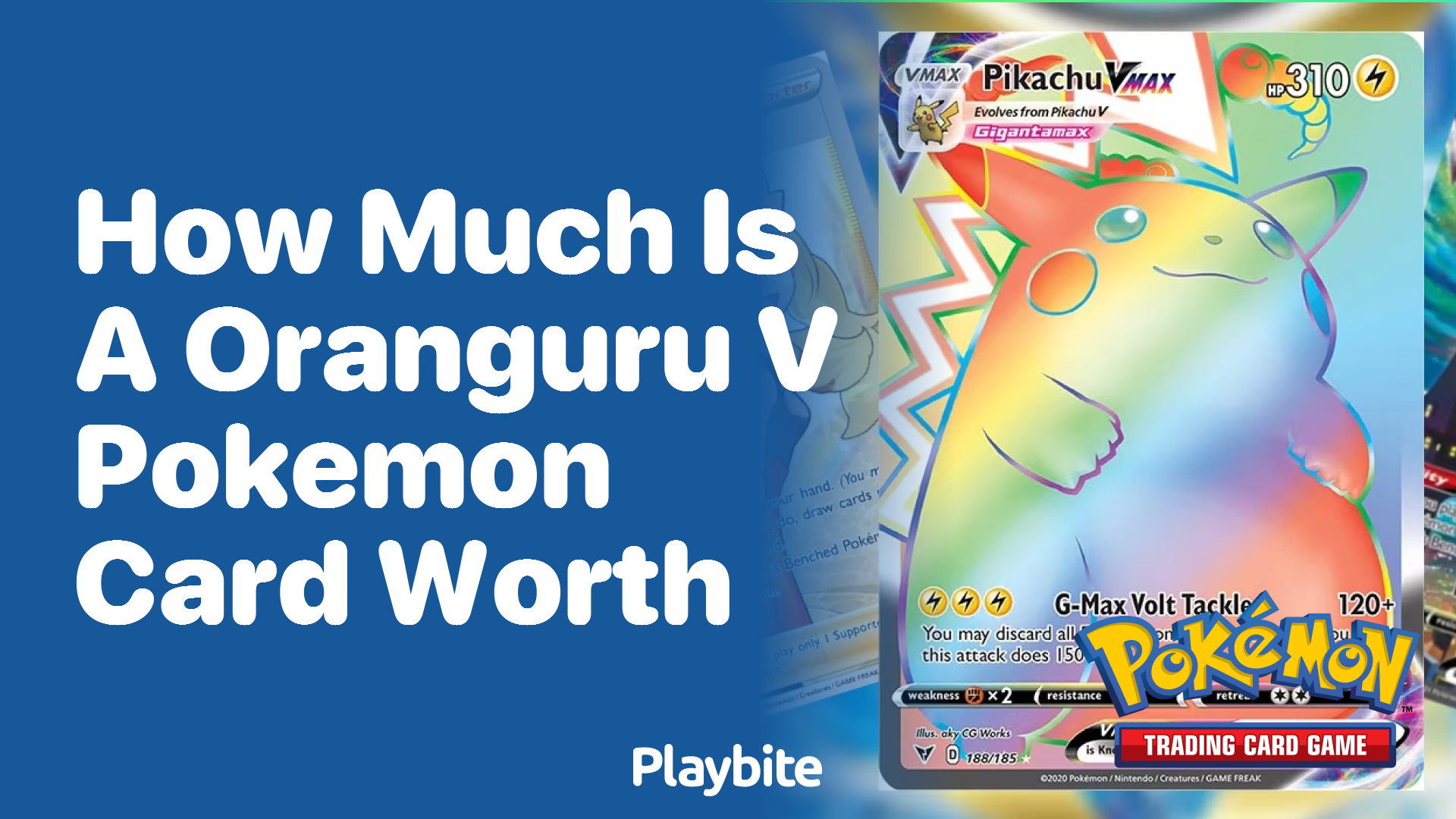 How much is an Oranguru V Pokemon card worth?