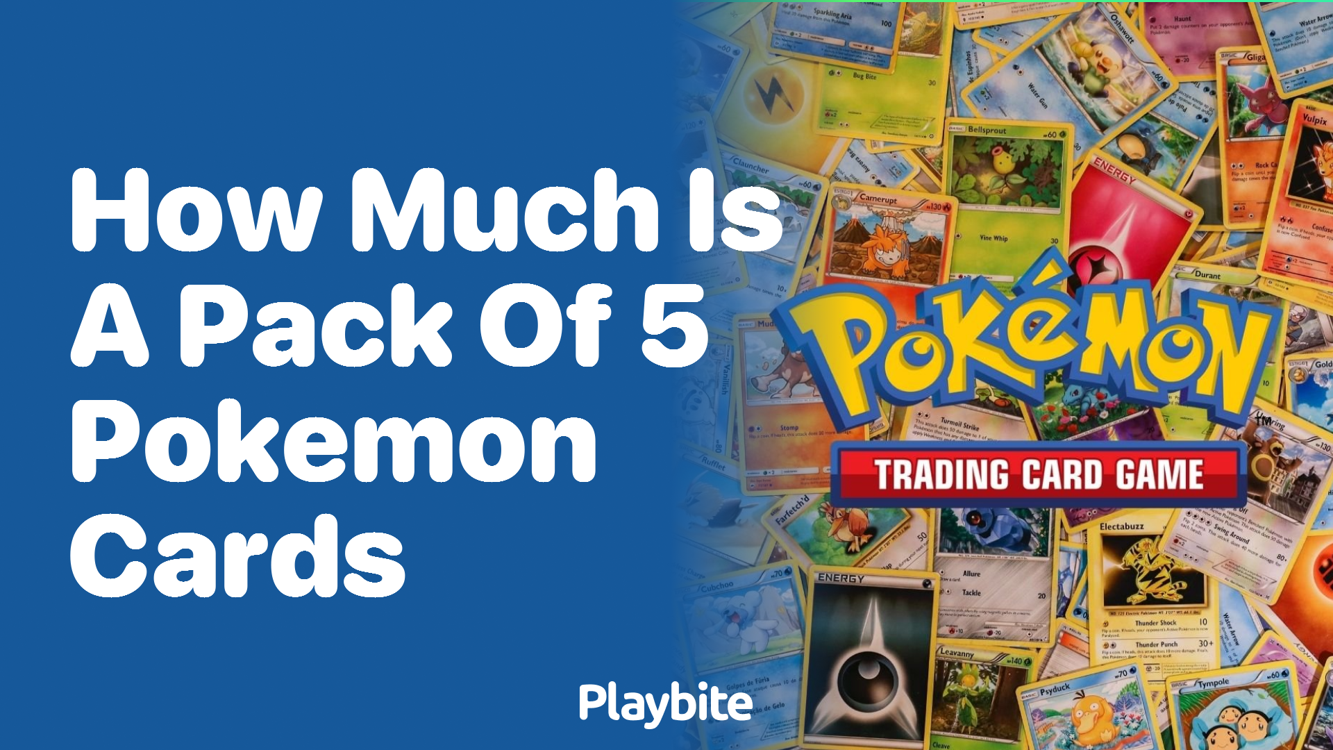 How much does a pack of 5 Pokemon cards cost?