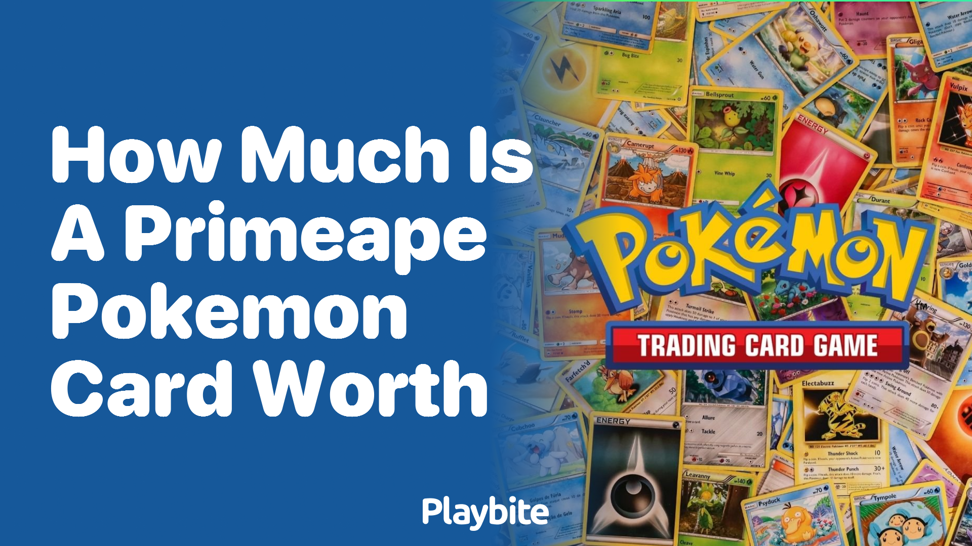 How much is a Primeape Pokemon card worth?