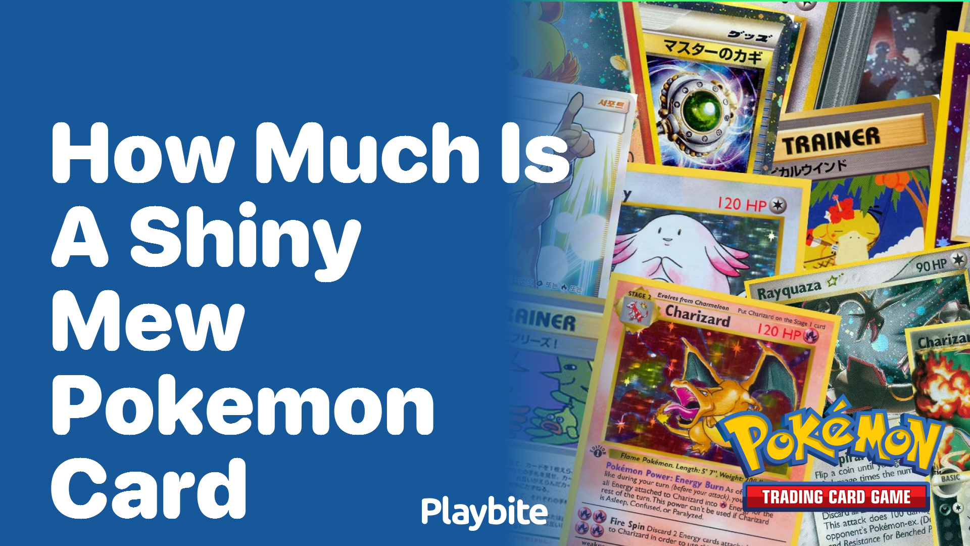 How much is a Shiny Mew Pokemon card?