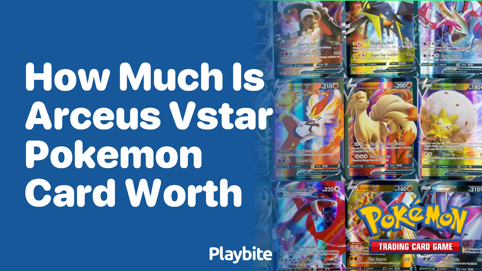 How much is an Arceus VSTAR Pokemon card worth?