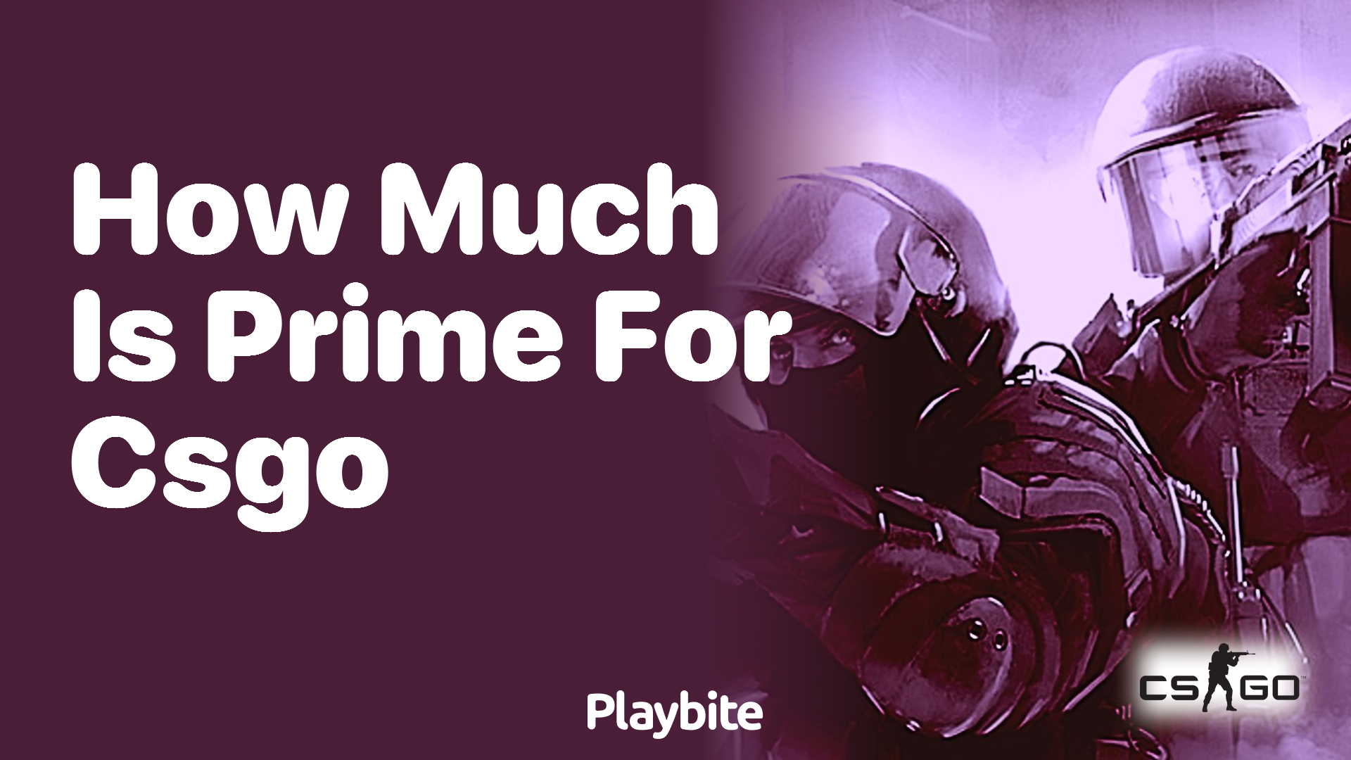 How much is Prime for CS:GO?