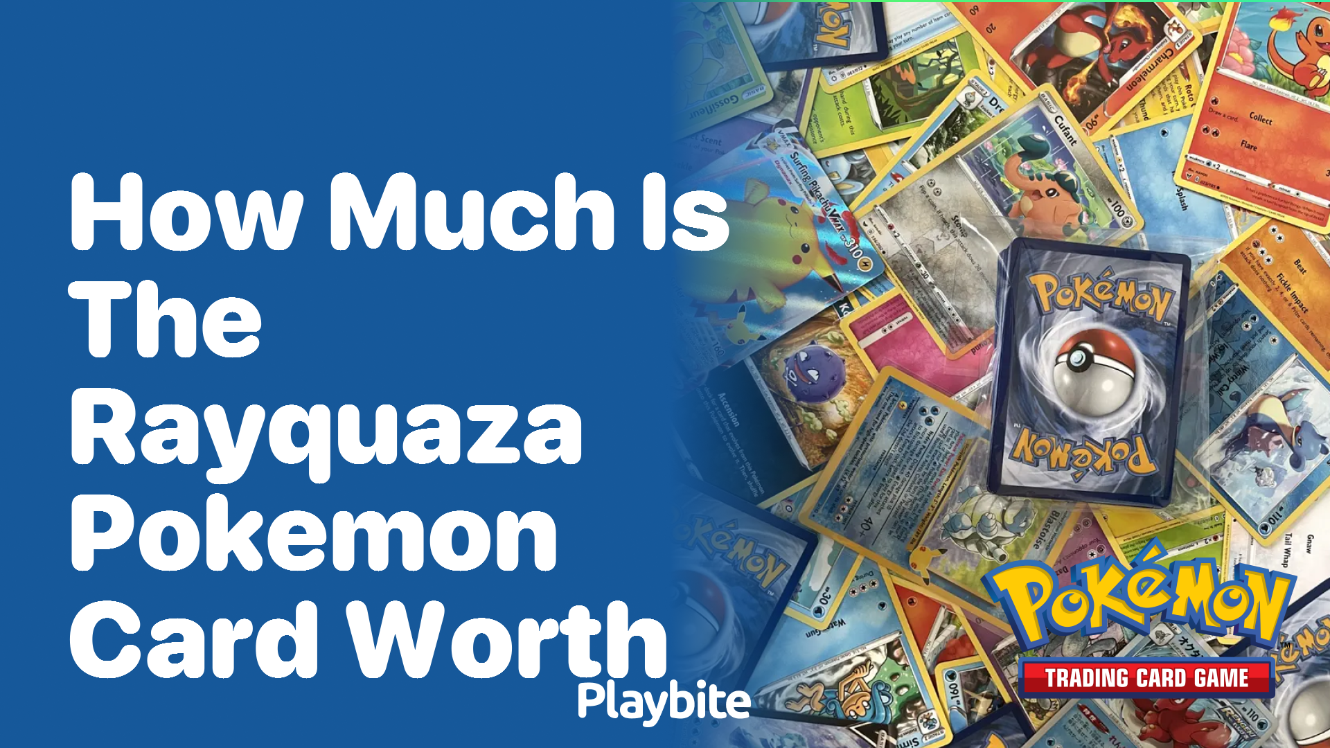 How much is the Rayquaza Pokemon card worth?