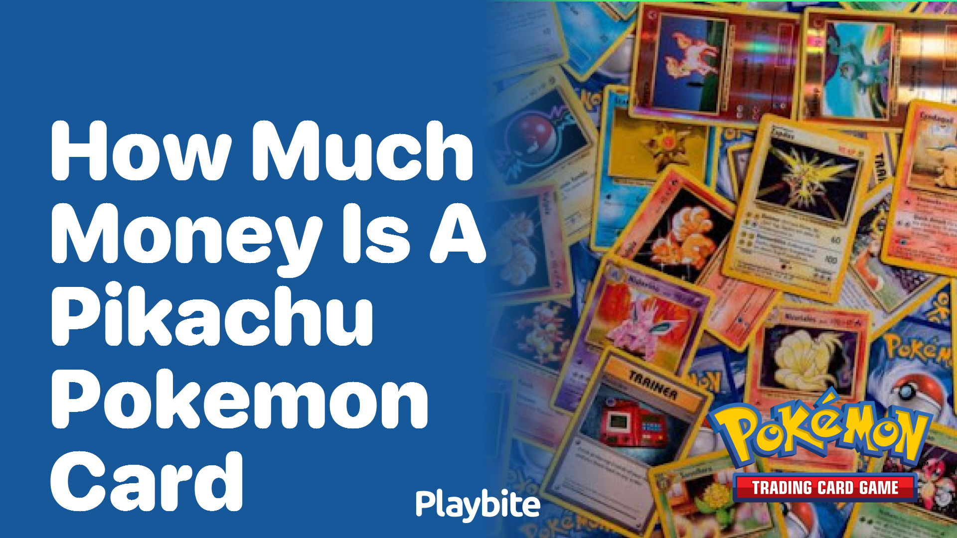 How Much Money is a Pikachu Pokemon Card Worth?