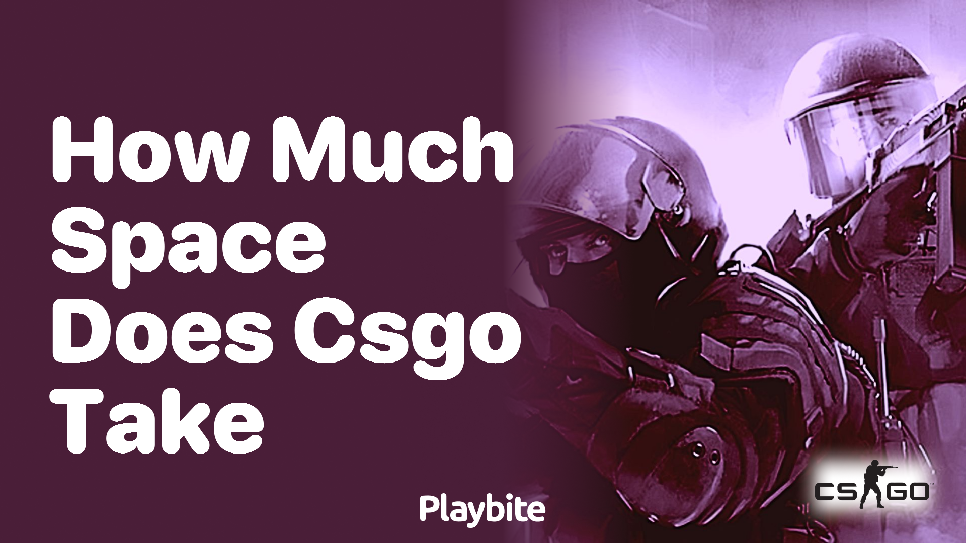 How much space does CS:GO take?