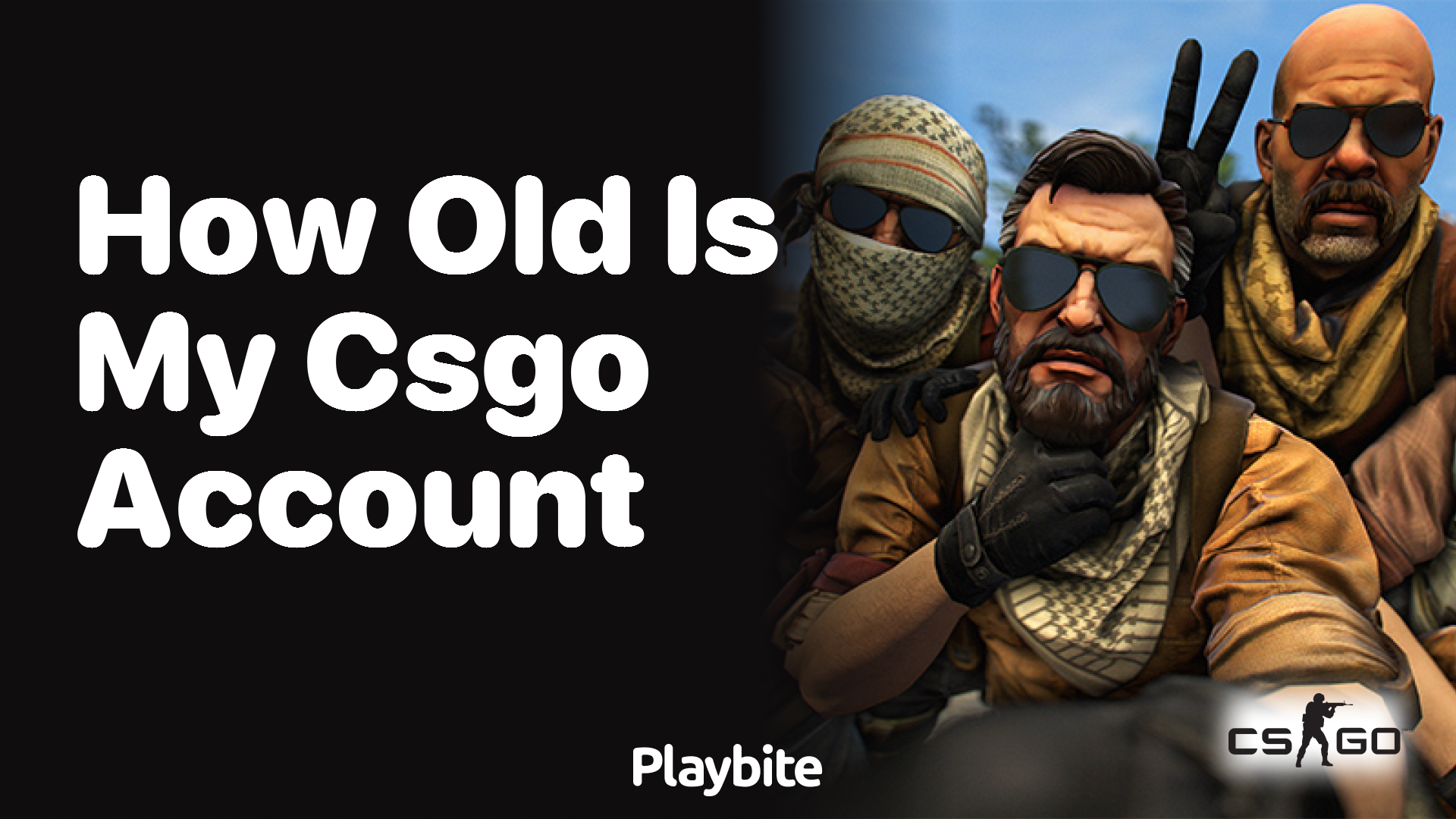 How old is my CS:GO account?