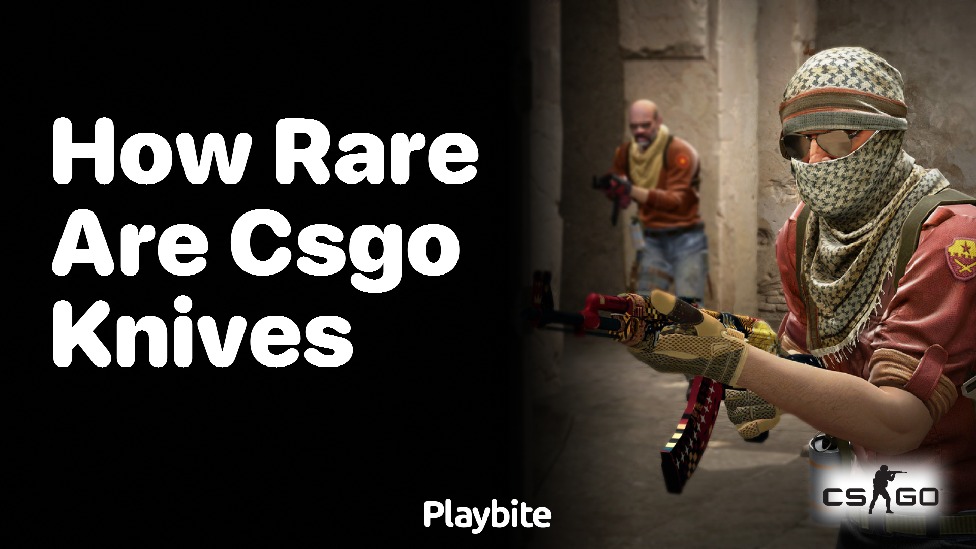 How rare are CSGO knives?