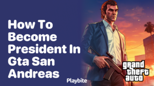 How To Become President In Gta San Andreas