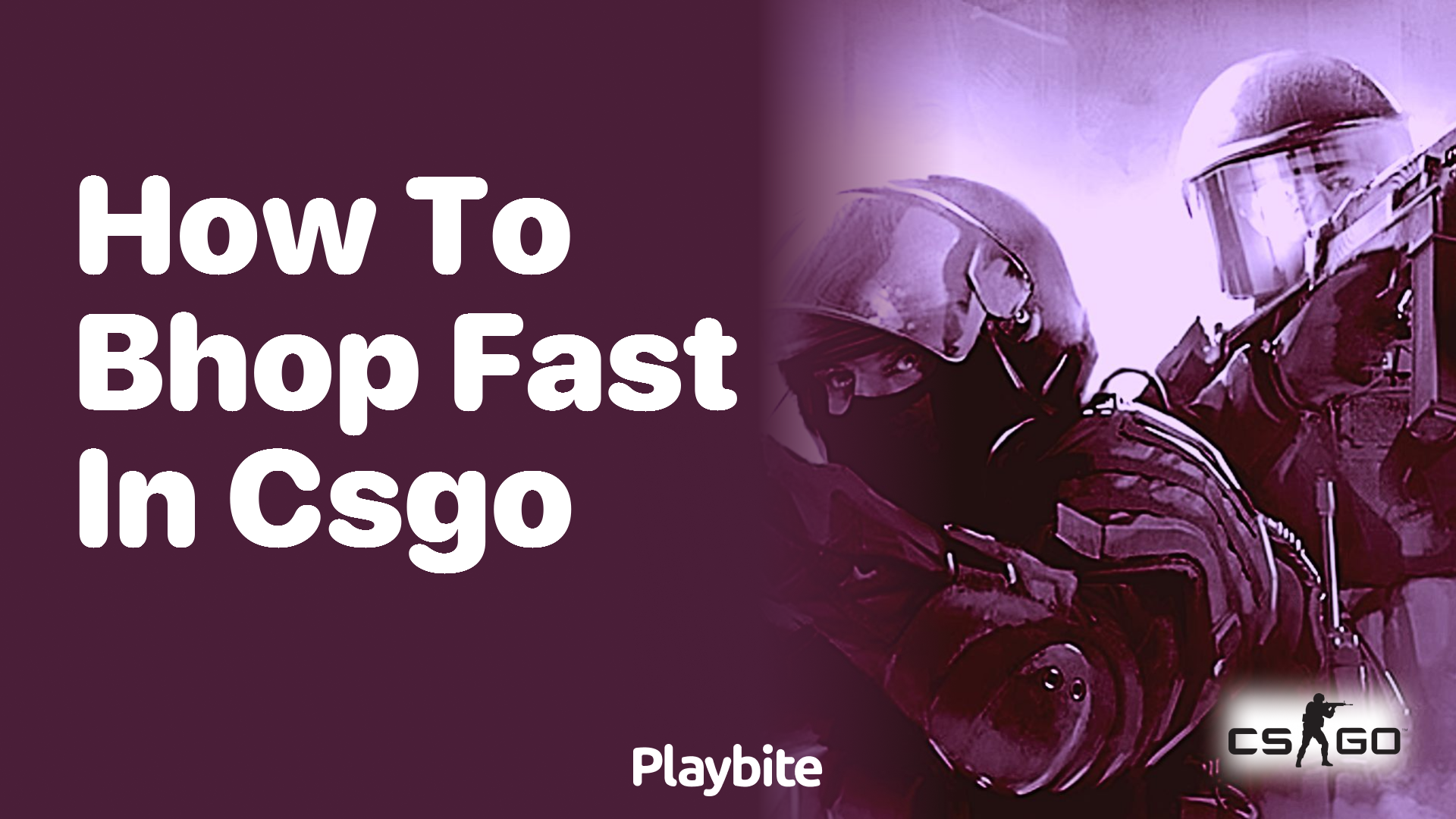 How to BHop Fast in CS:GO