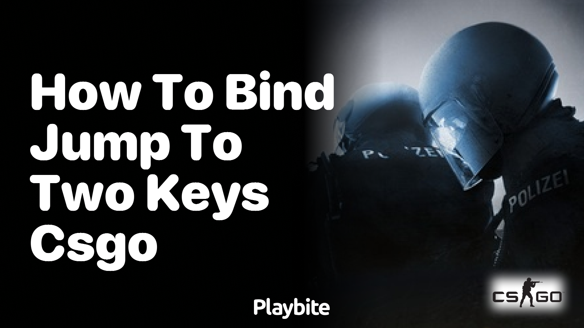 How to bind jump to two keys in CS:GO?