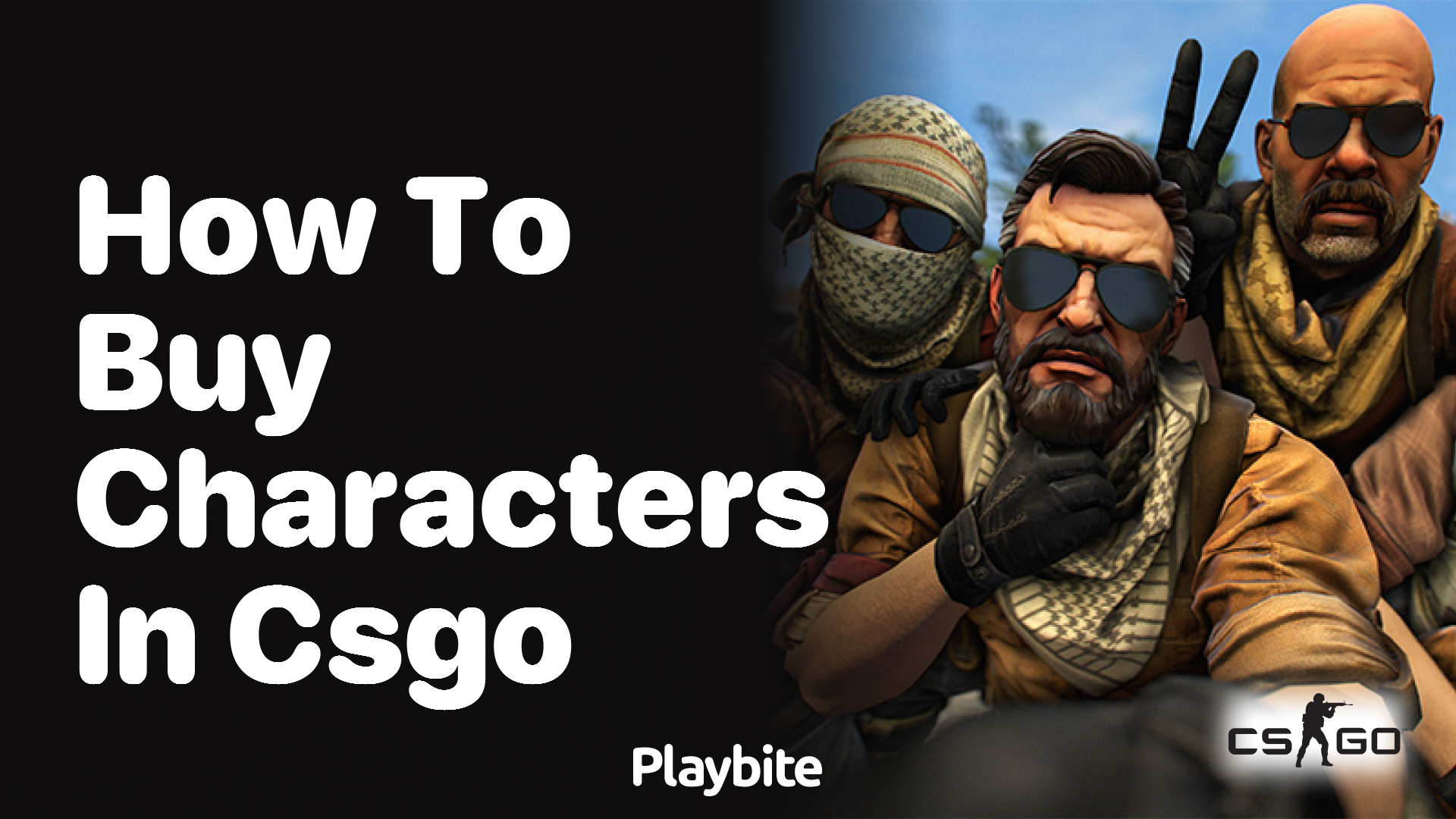 How to buy characters in CS:GO