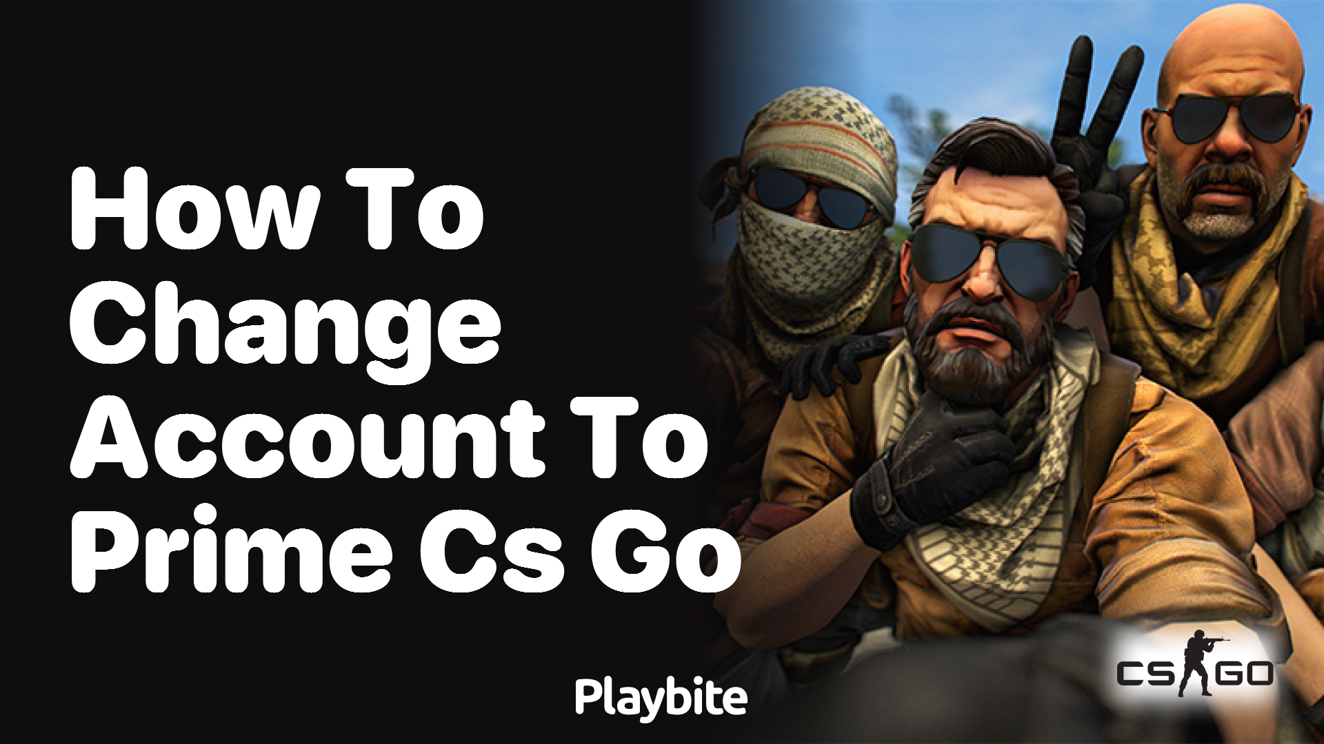 How to change your account to Prime in CS:GO - Playbite