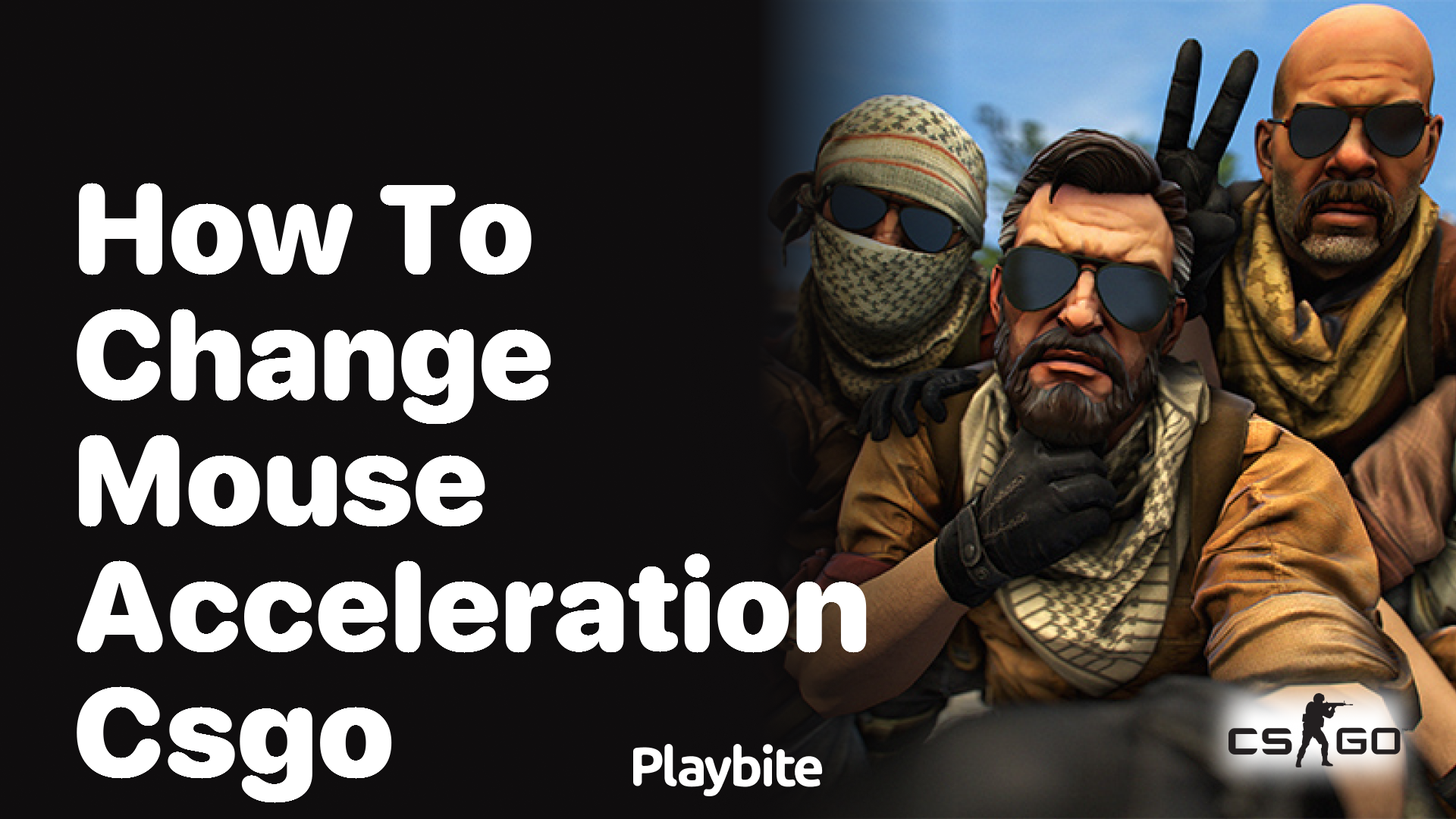 How to change mouse acceleration in CS:GO