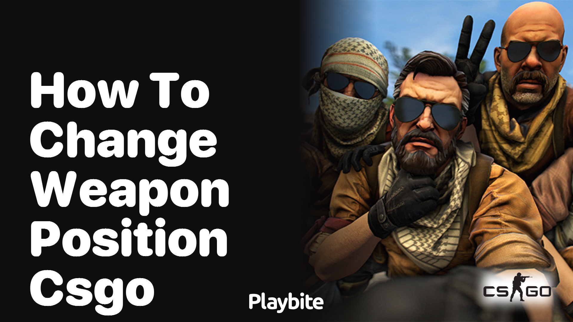 How to change weapon position in CS:GO