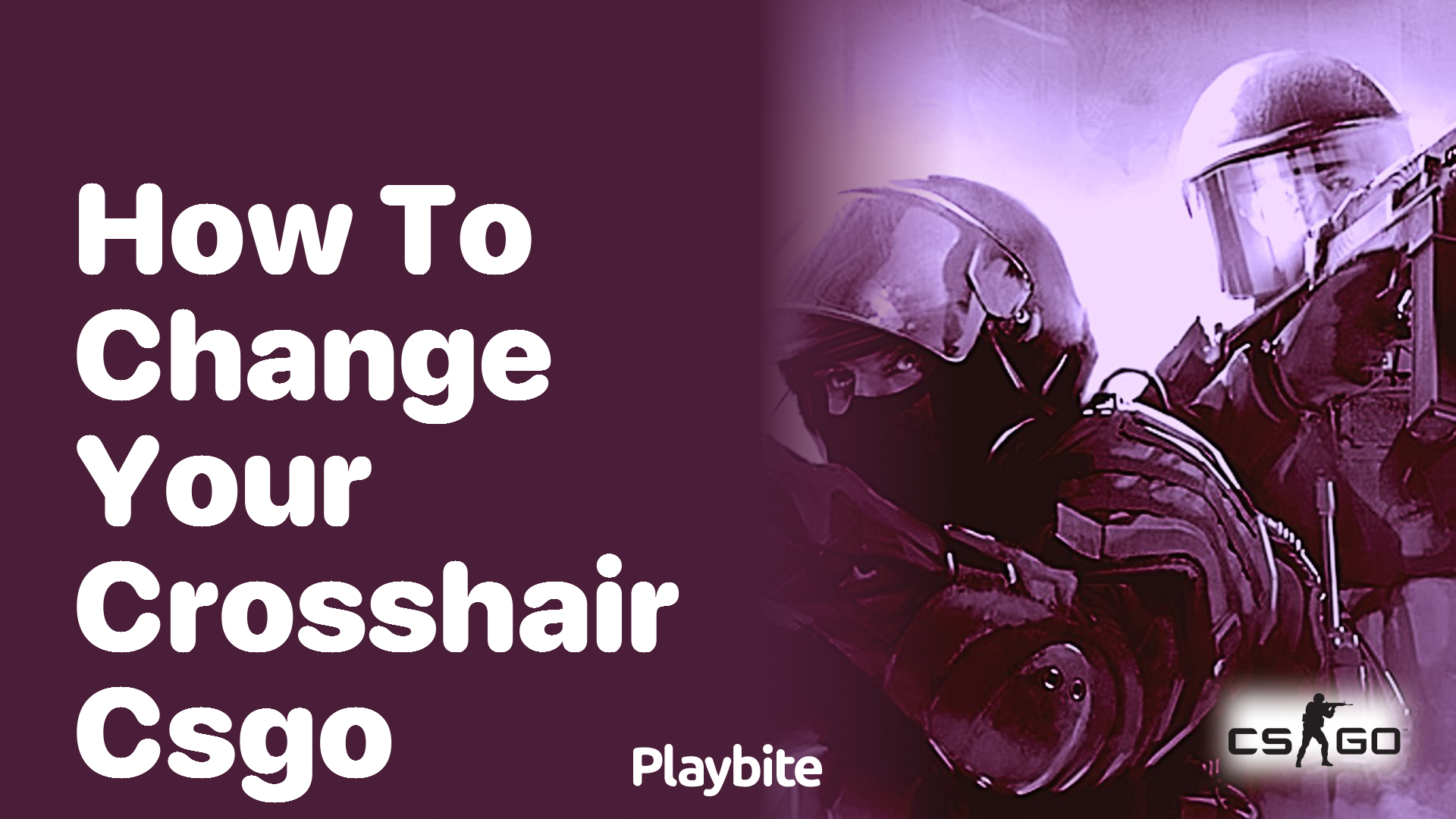 How to change your crosshair in CS:GO