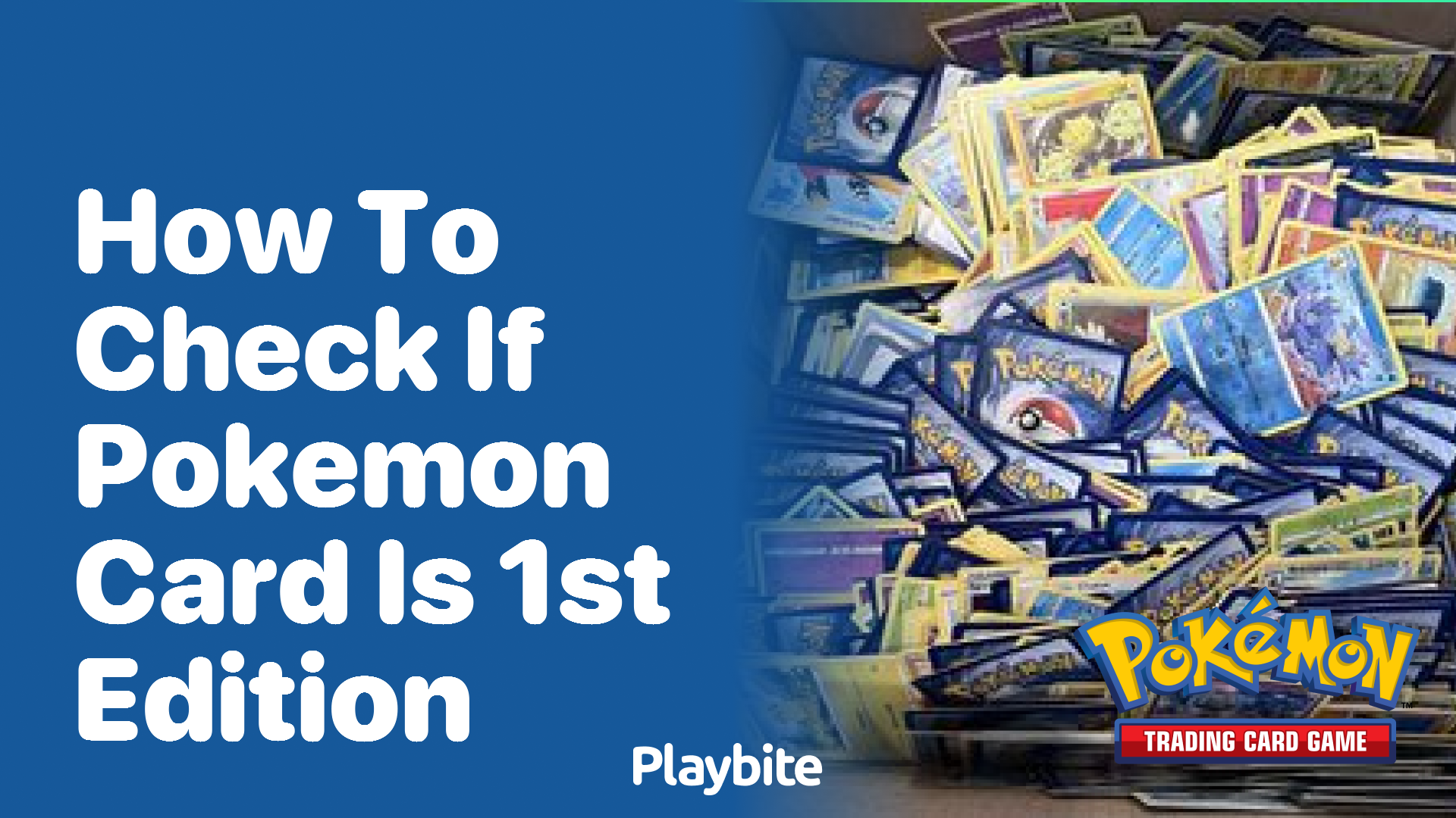 How to check if a Pokemon card is 1st edition