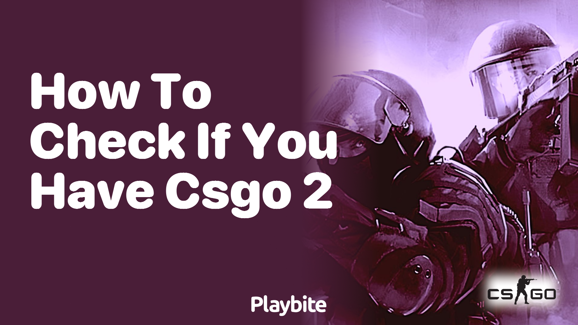 How to check if you have CS:GO 2