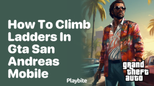 How To Climb Ladders In Gta San Andreas Mobile