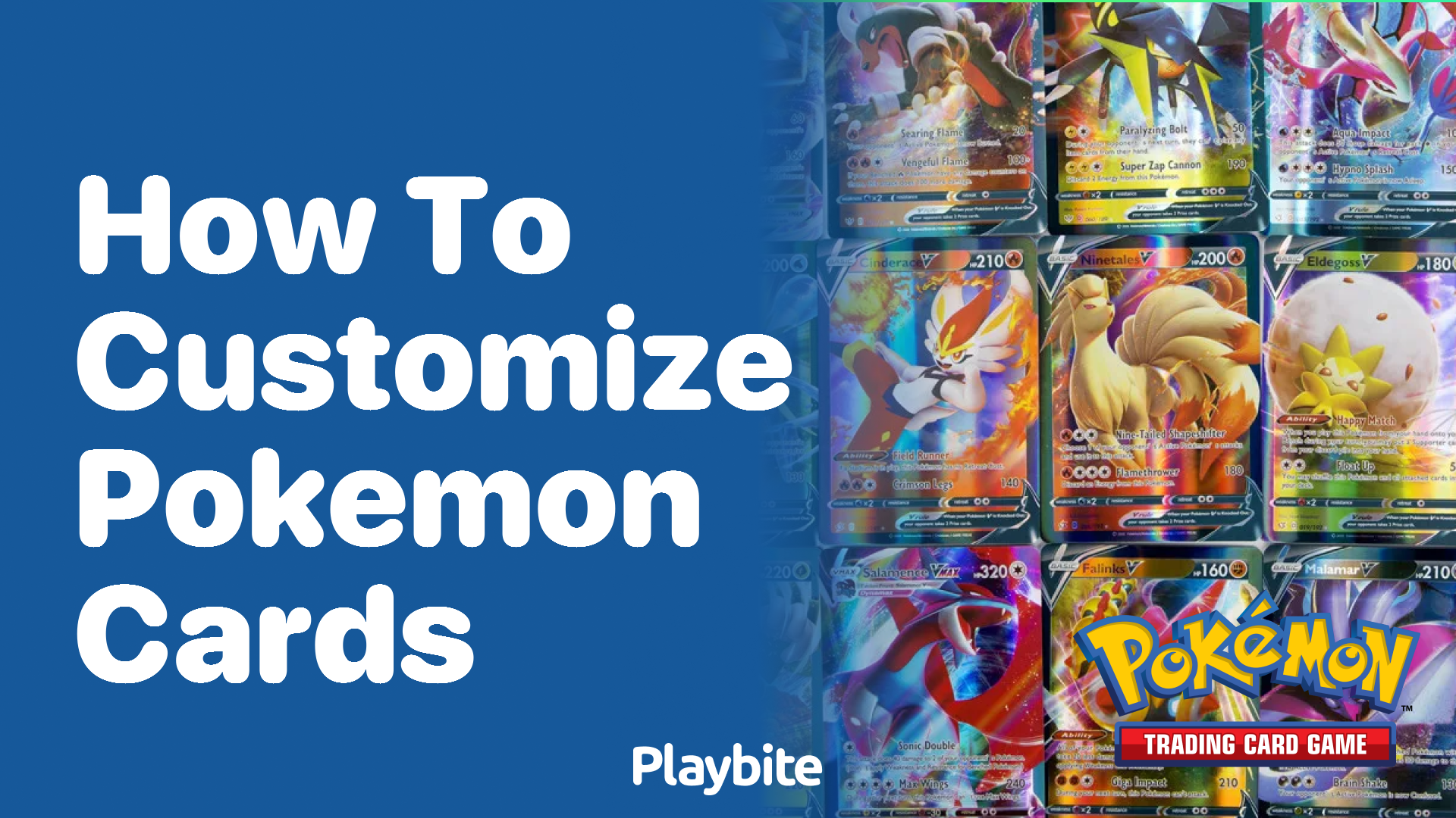 How to customize Pokemon cards