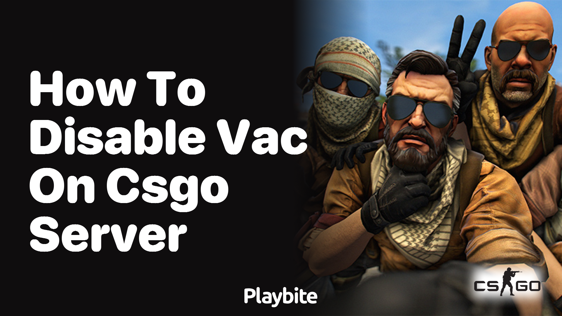 How to disable VAC on a CS:GO server?