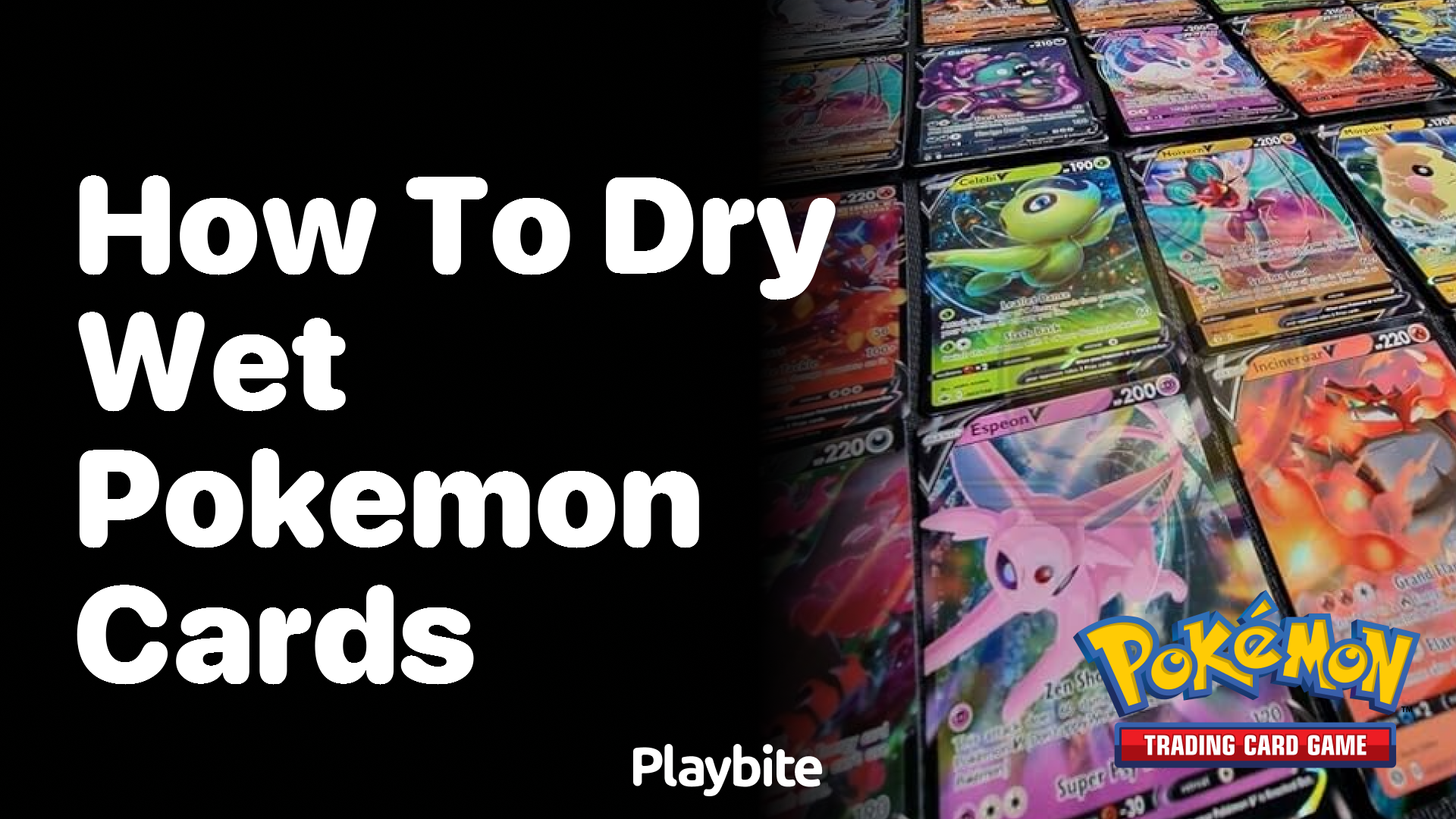 How to Dry Wet Pokemon Cards