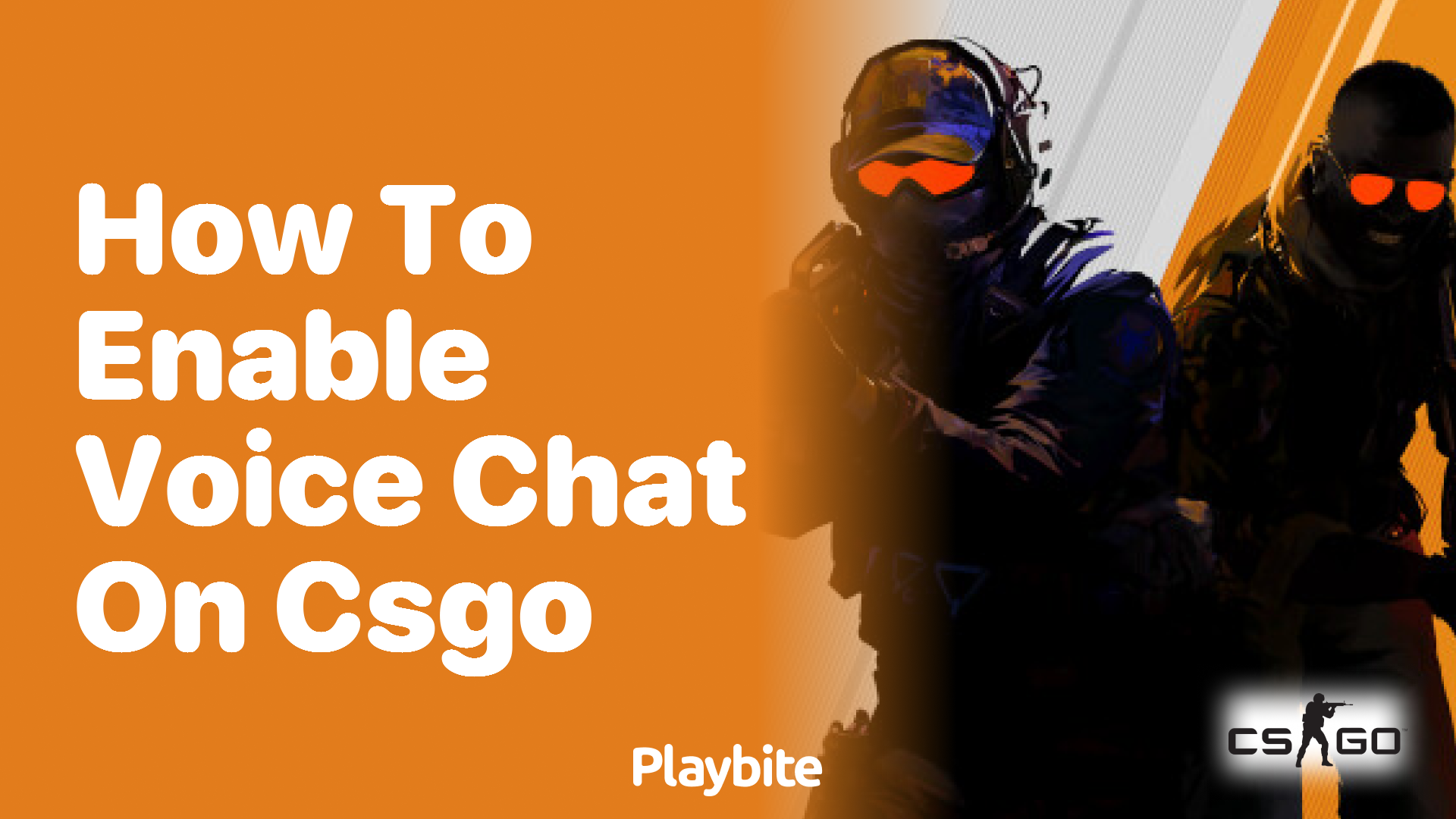 How to enable voice chat on CS:GO