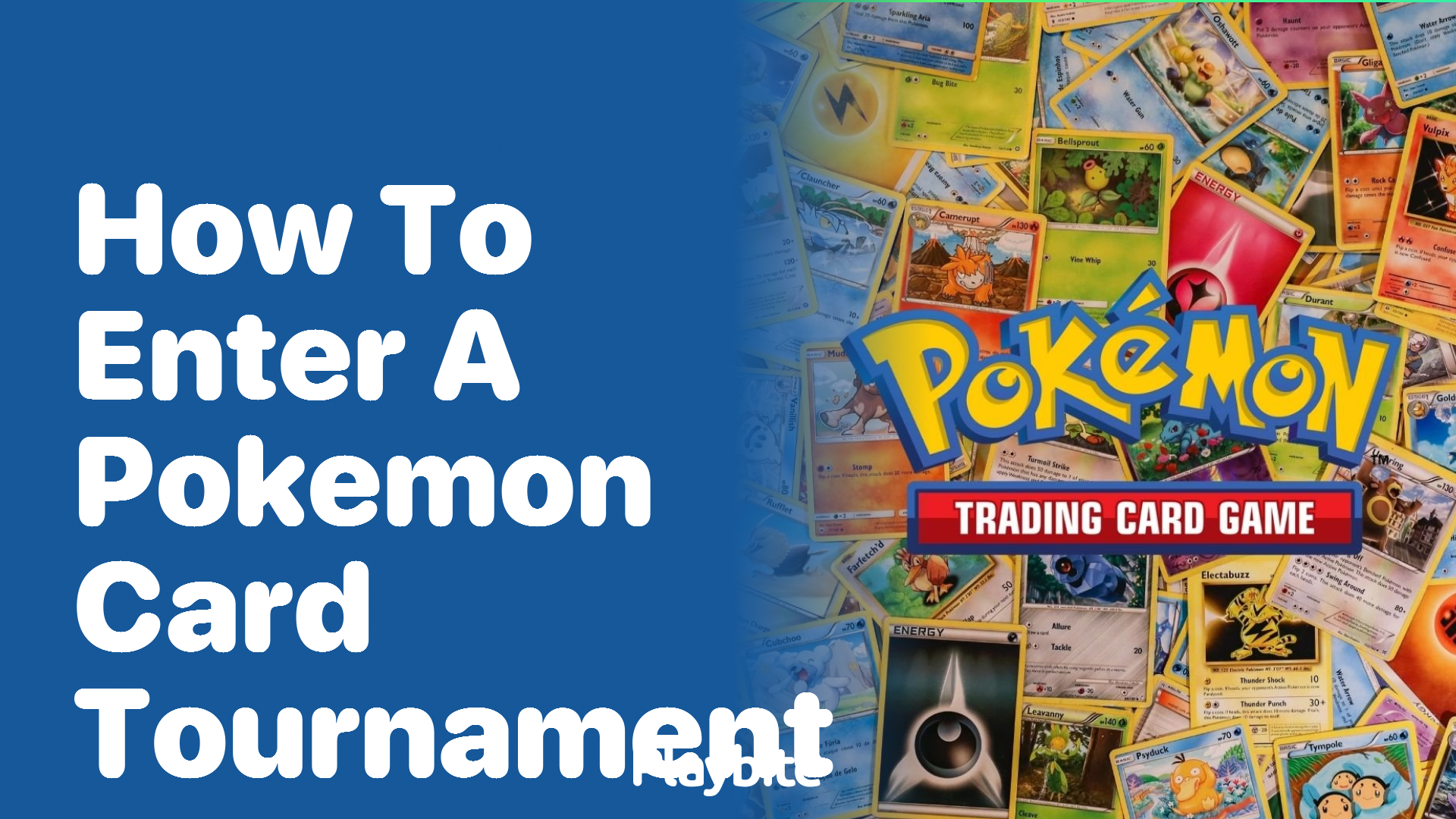 How to enter a Pokemon card tournament