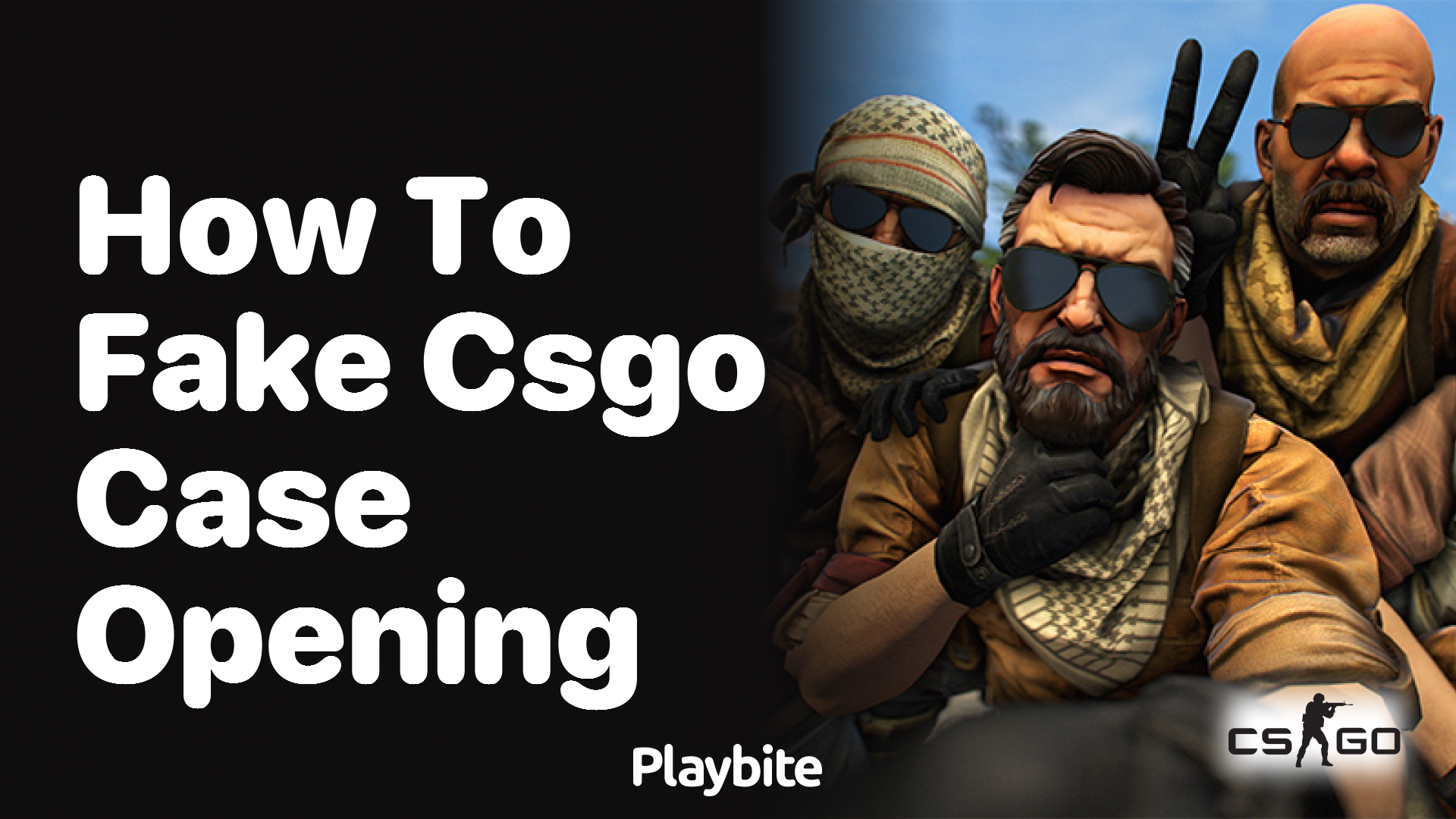 How to fake a CSGO case opening