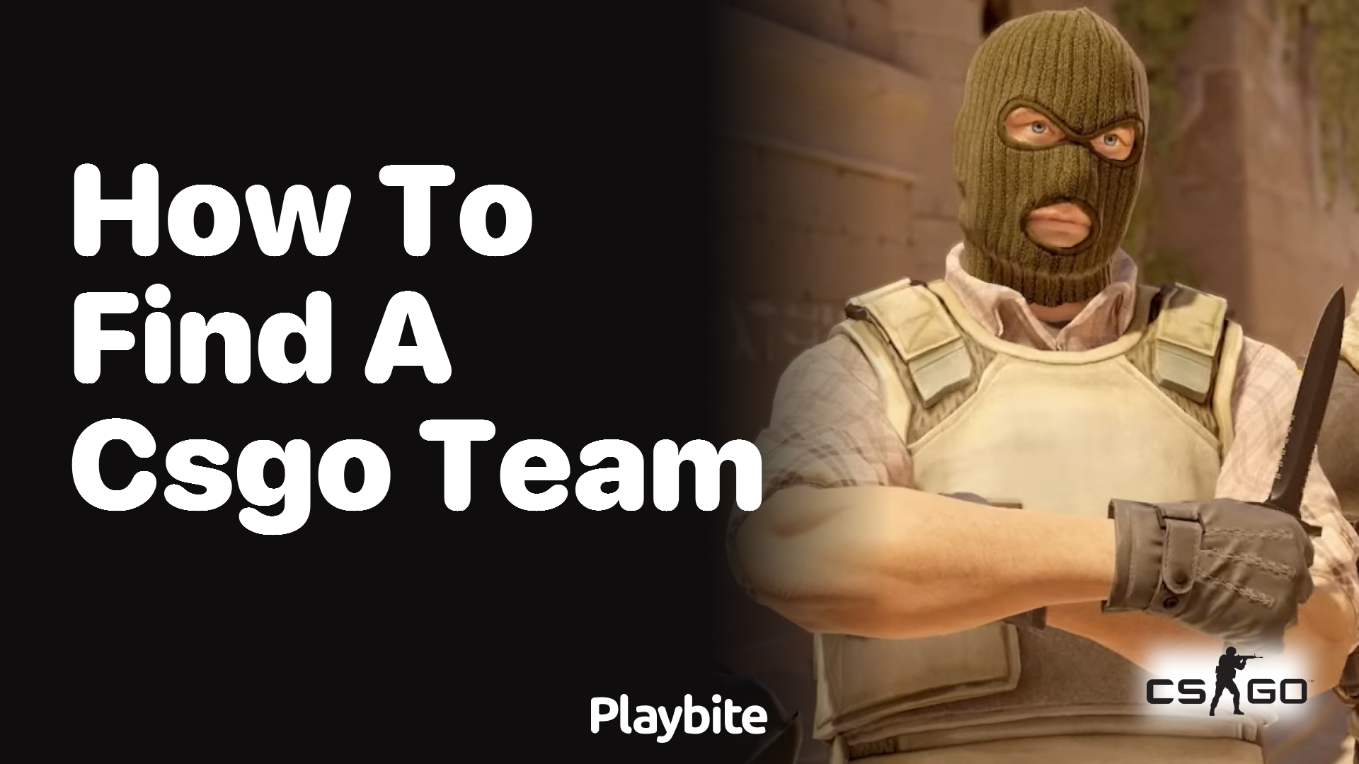 How to find a CS:GO team