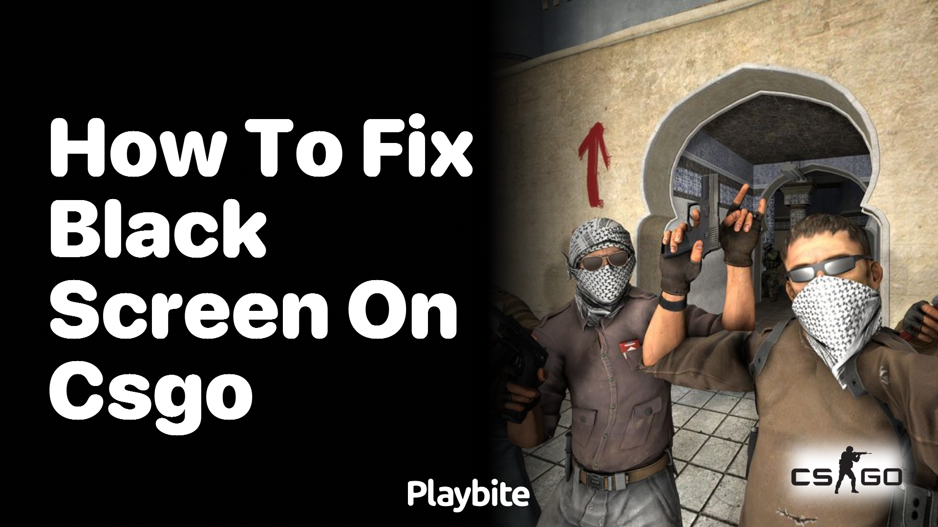 How to fix a black screen on CS:GO