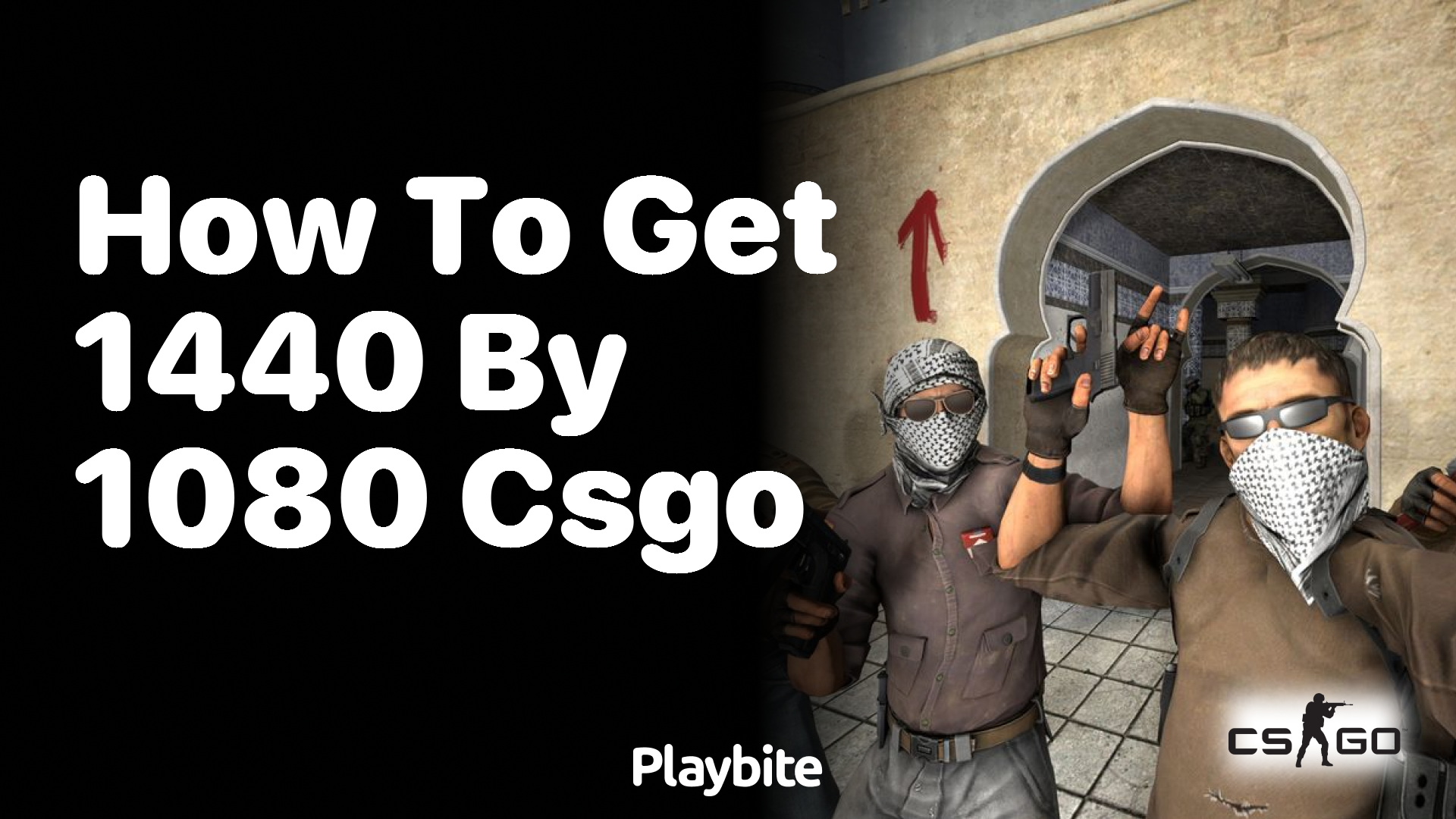 How to get 1440 by 1080 in CS:GO