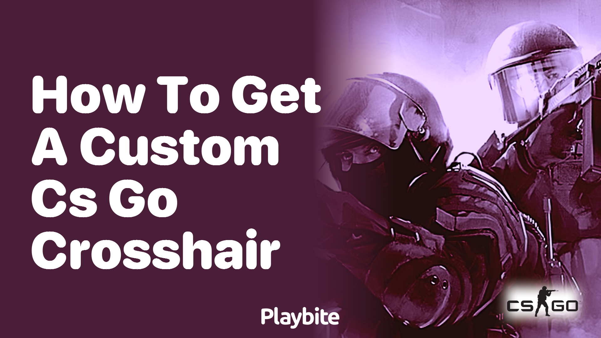 How to get a custom CS:GO crosshair