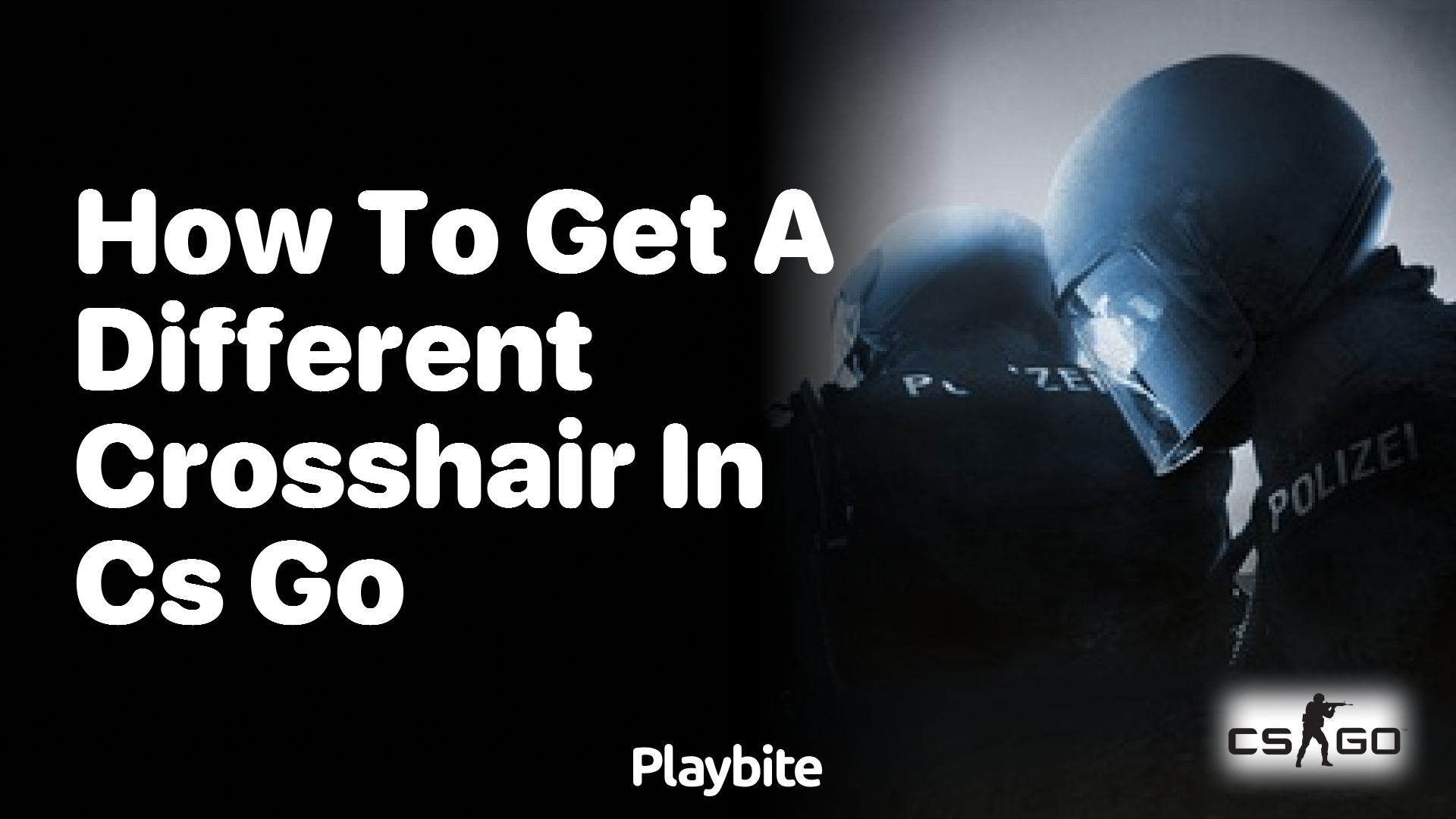 How to get a different crosshair in CS:GO