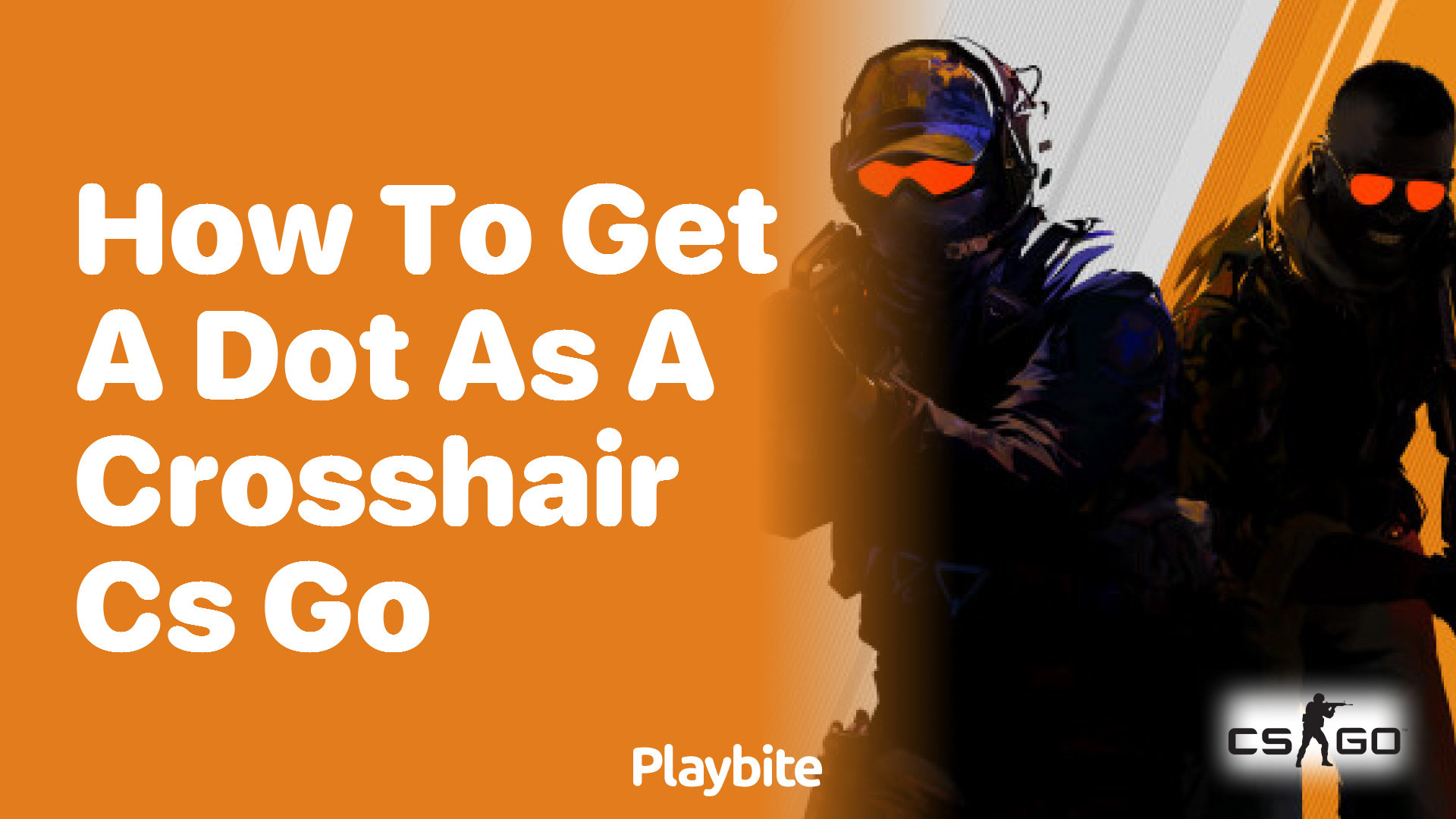 How to get a dot as a crosshair in CS:GO