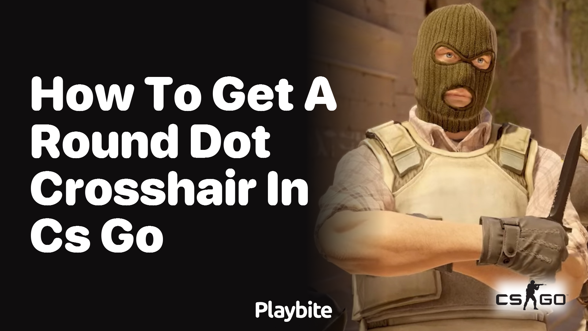 How to Get a Round Dot Crosshair in CS:GO