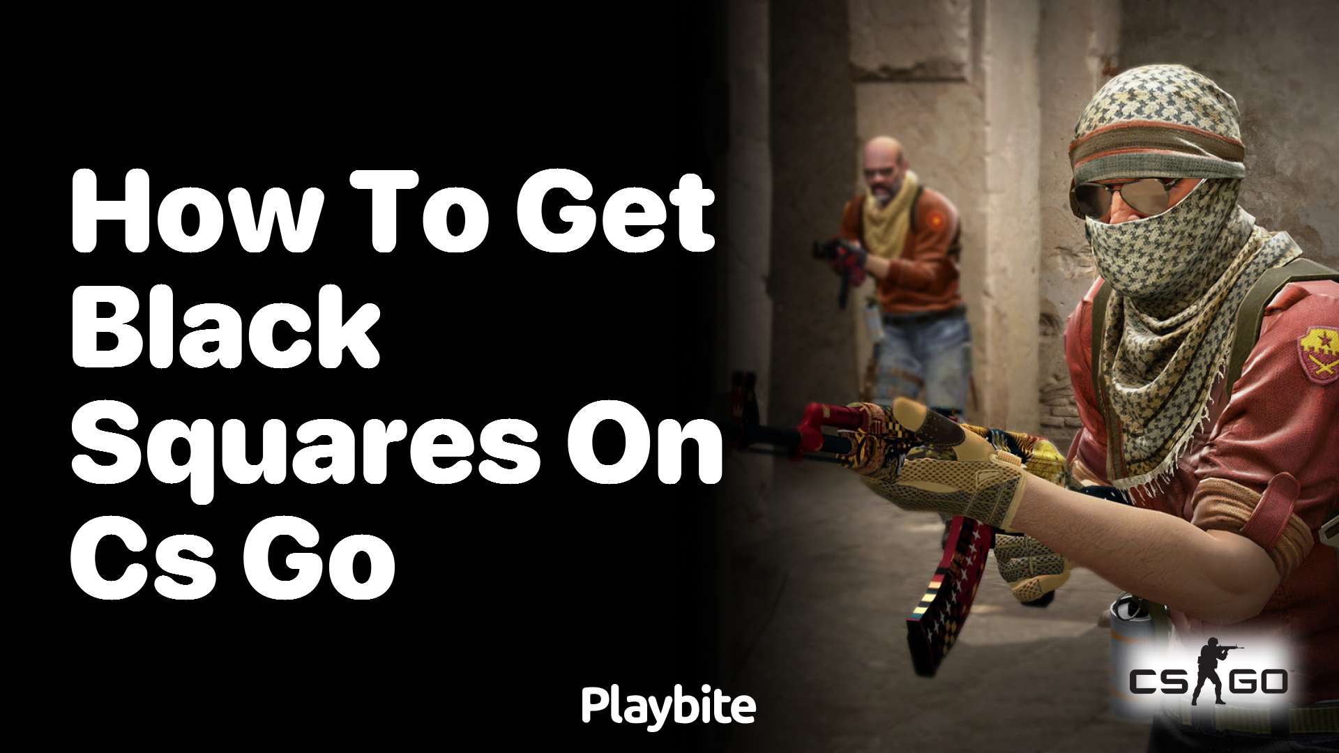 How to get black squares on CS:GO