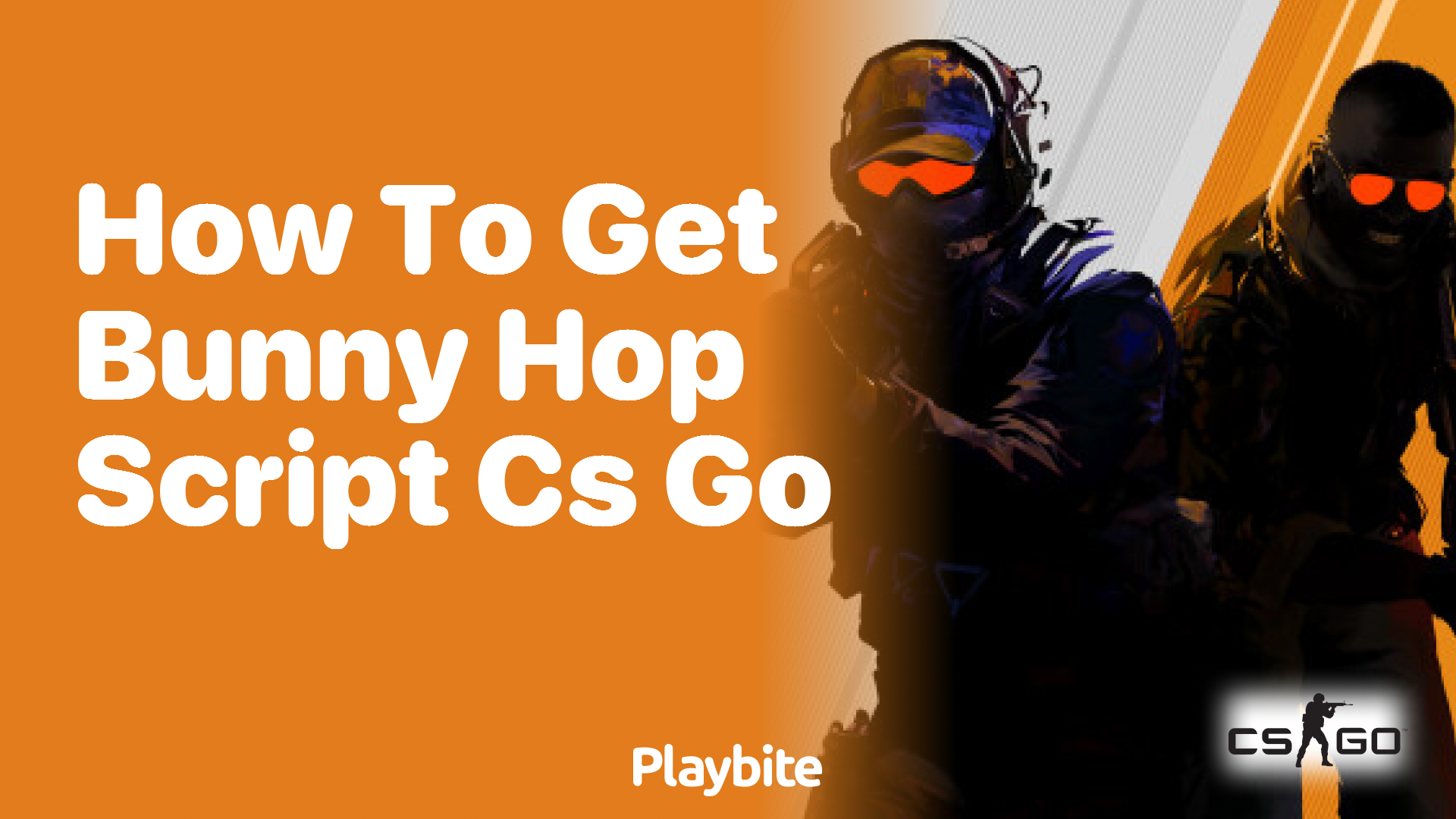 How to get a bunny hop script in CS:GO