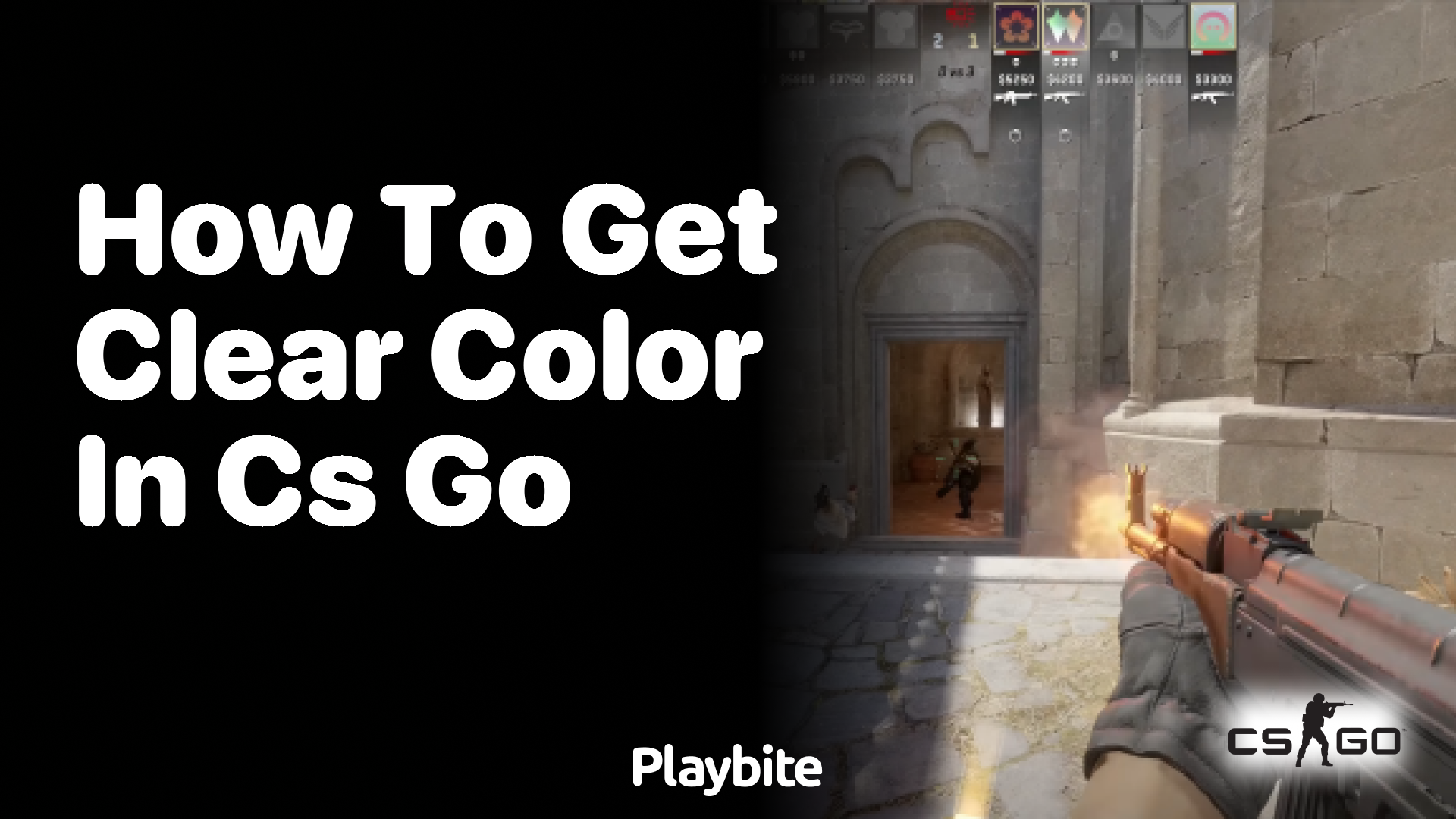 How to get clear color in CS:GO