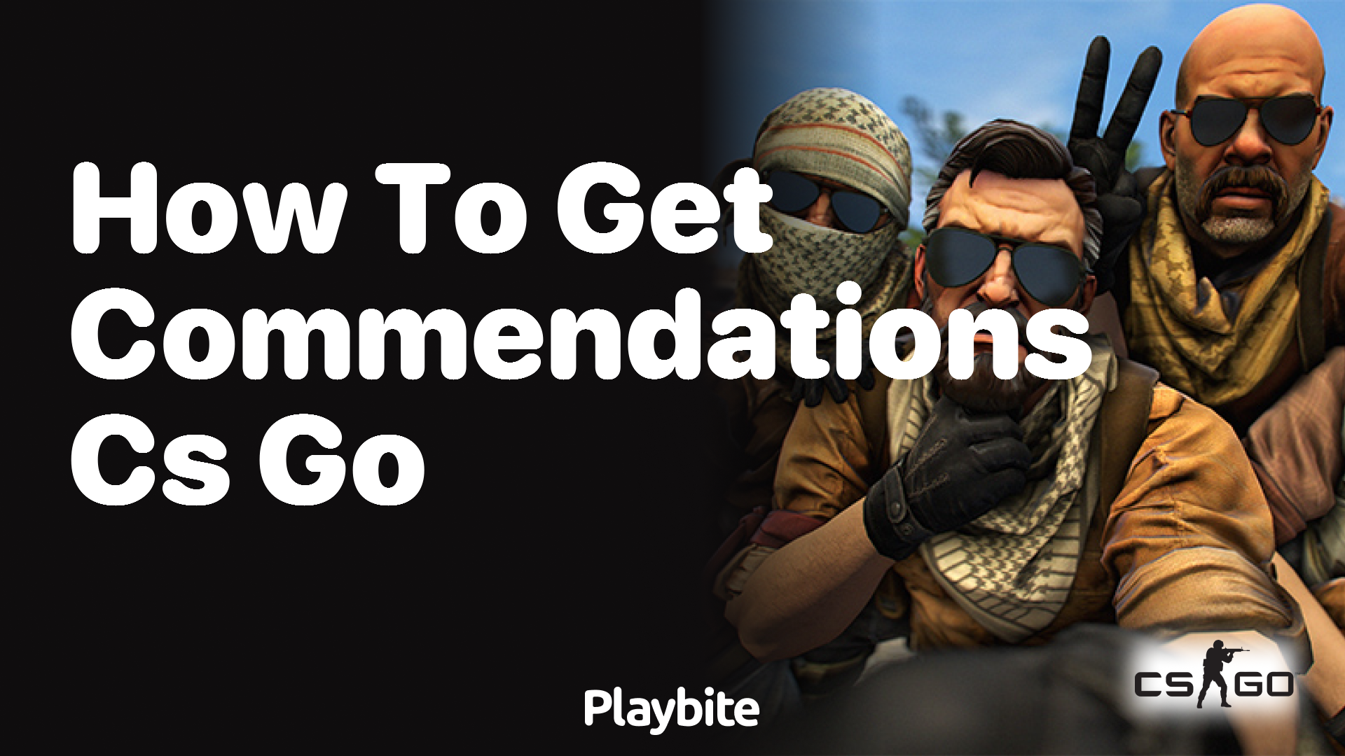 How to get commendations in CS:GO