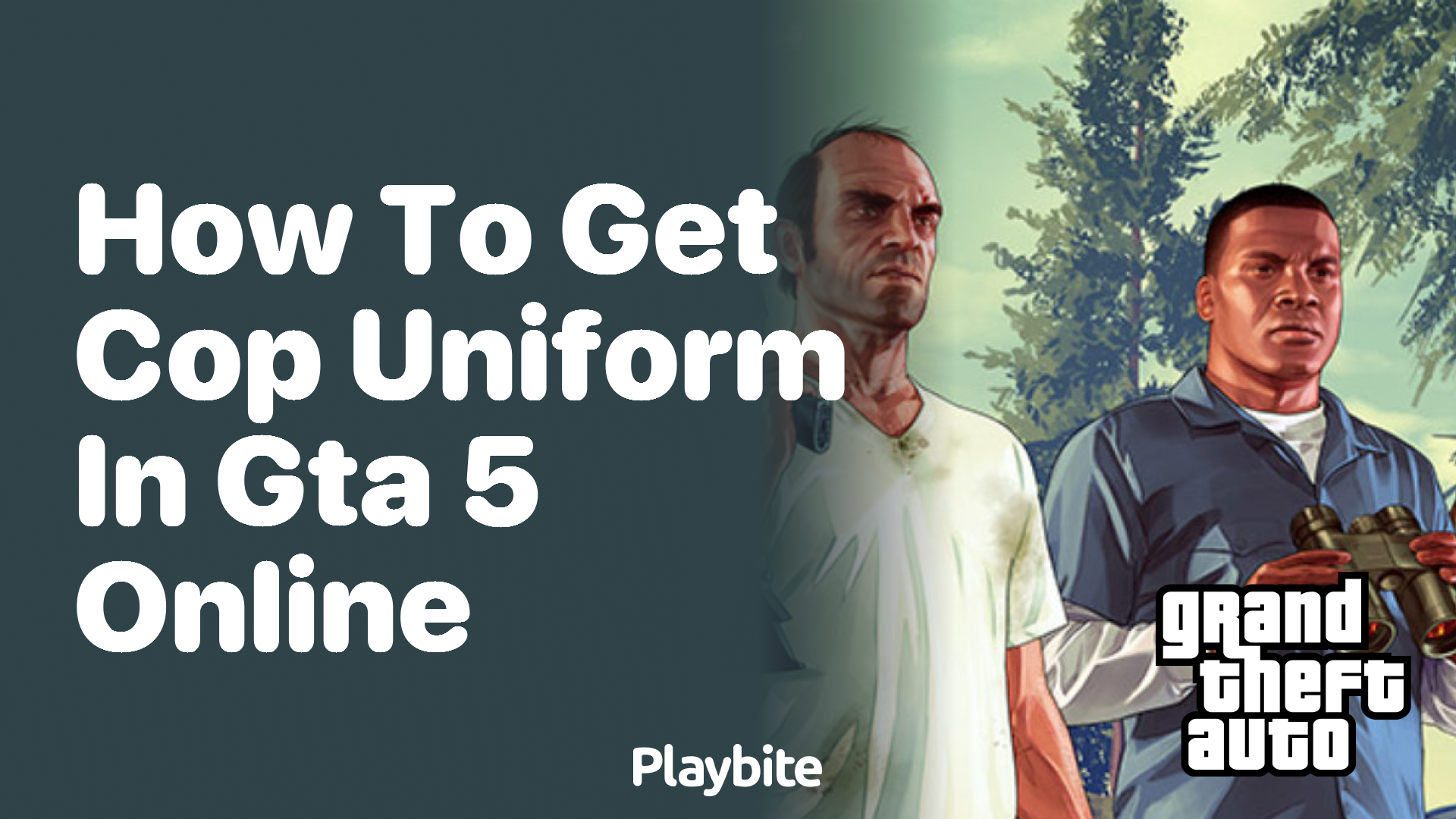 How to get a cop uniform in GTA 5 online?