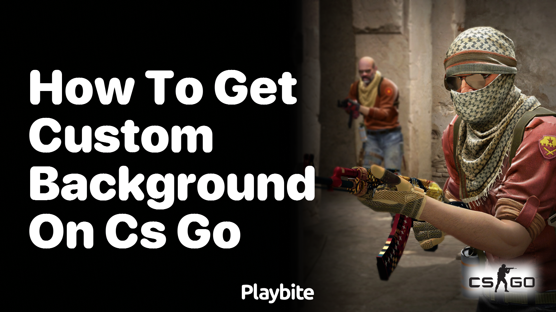 How to get a custom background on CS:GO