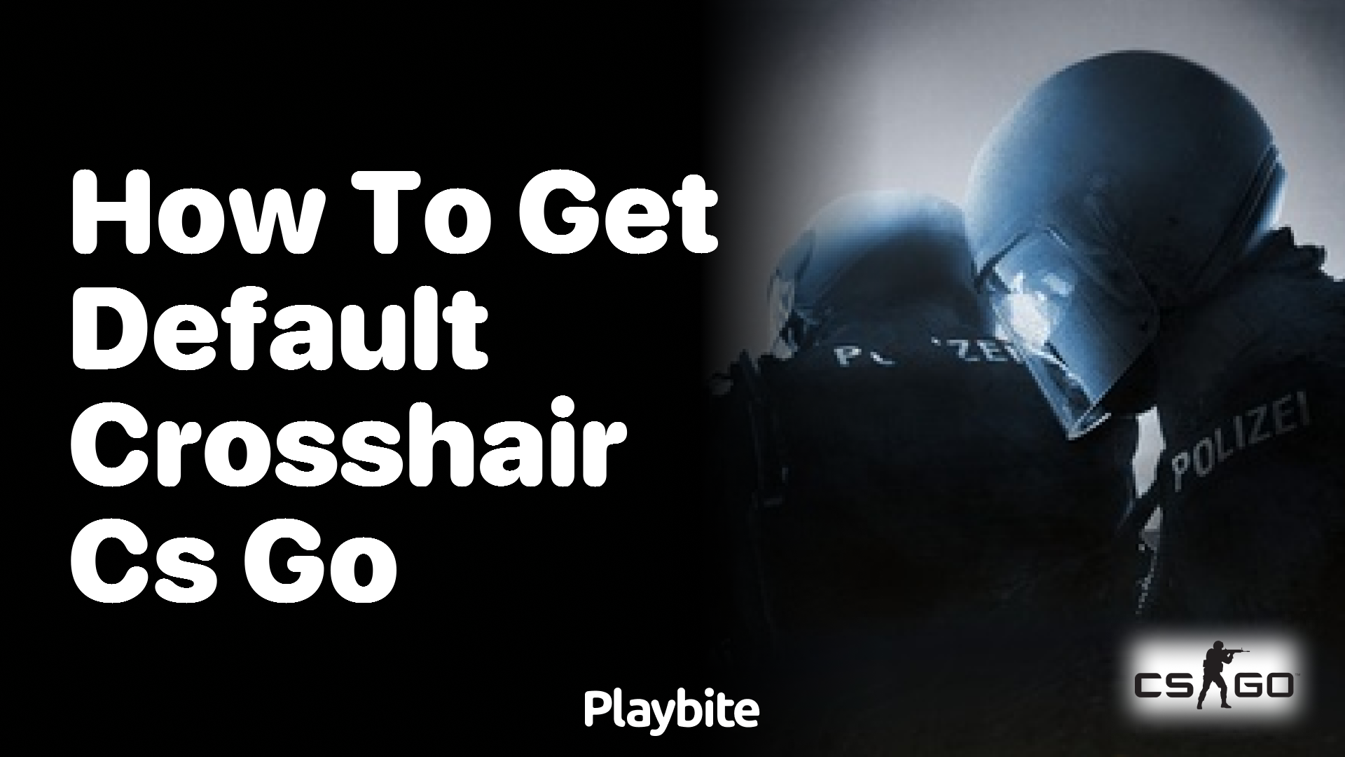 How to Get the Default Crosshair in CS:GO