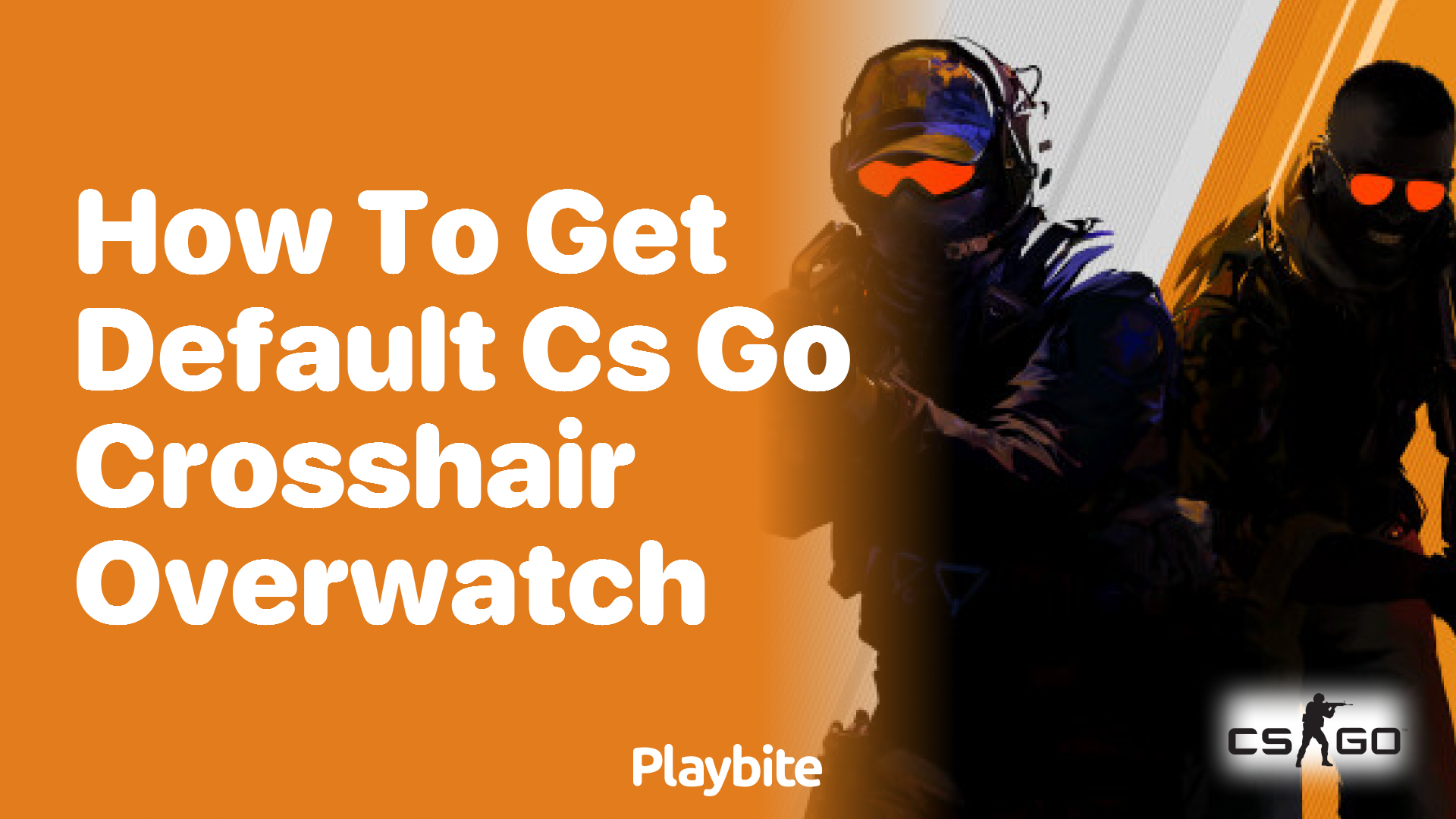 How to get the default CS:GO crosshair in Overwatch?