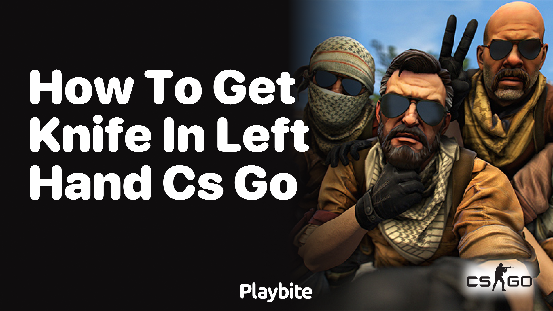 How to get a knife in your left hand in CS:GO