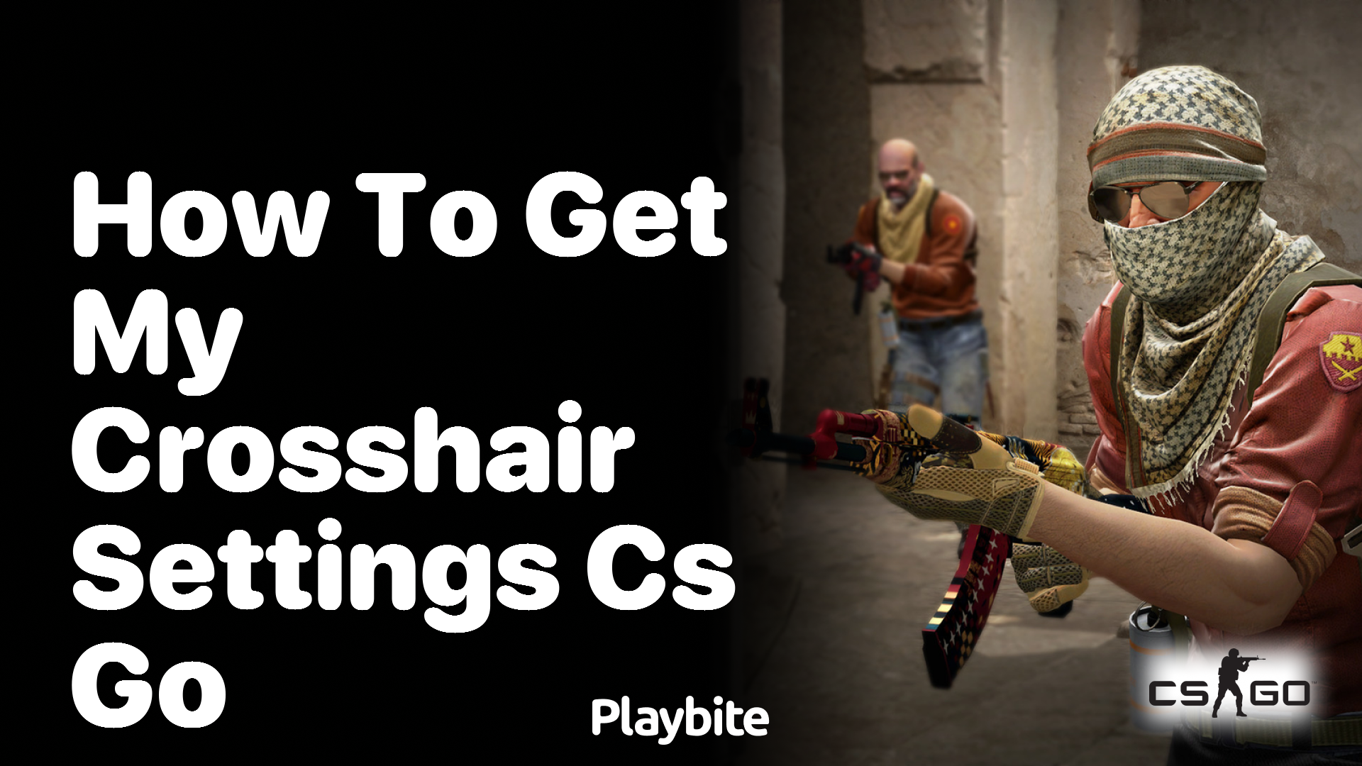 How to get my crosshair settings in CS:GO?