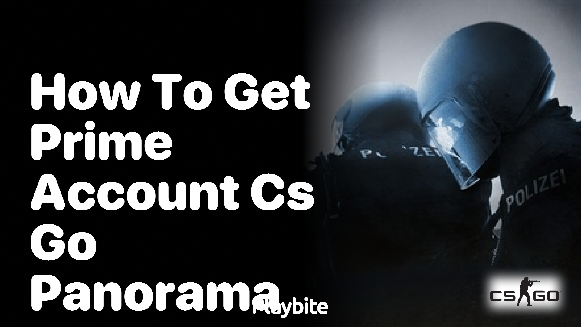 How to get a Prime account in CS:GO Panorama