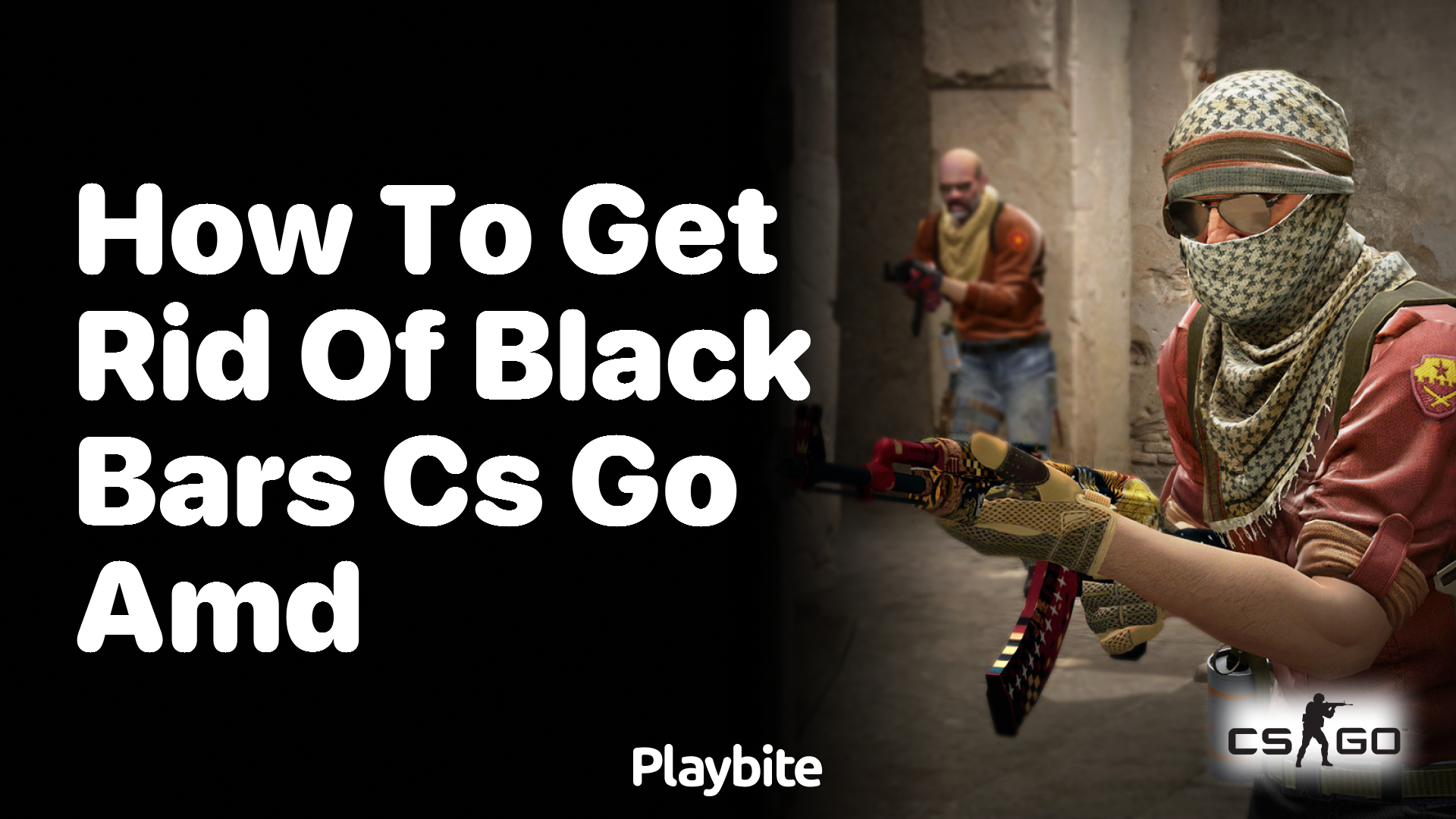 How to get rid of black bars in CS:GO on an AMD graphics card