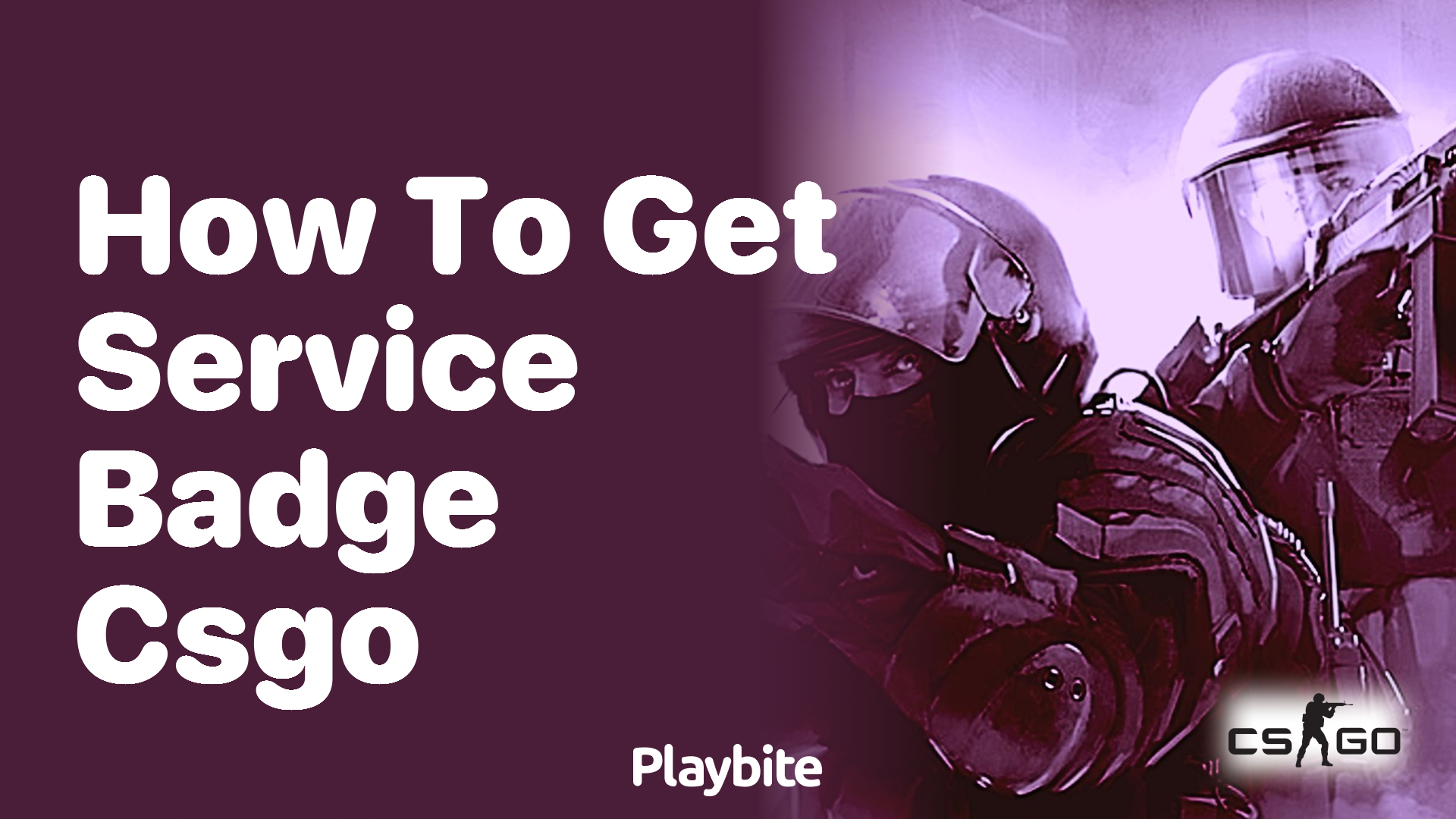 How to get a service badge in CSGO