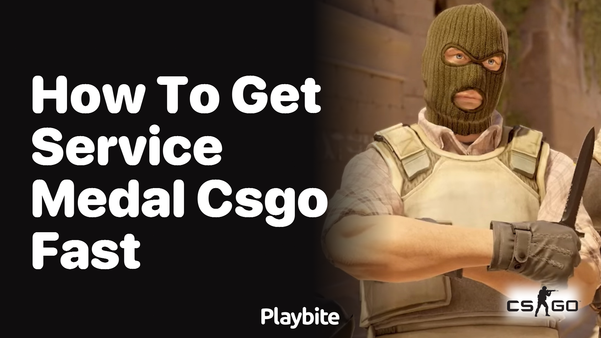 How to get a service medal in CS:GO fast